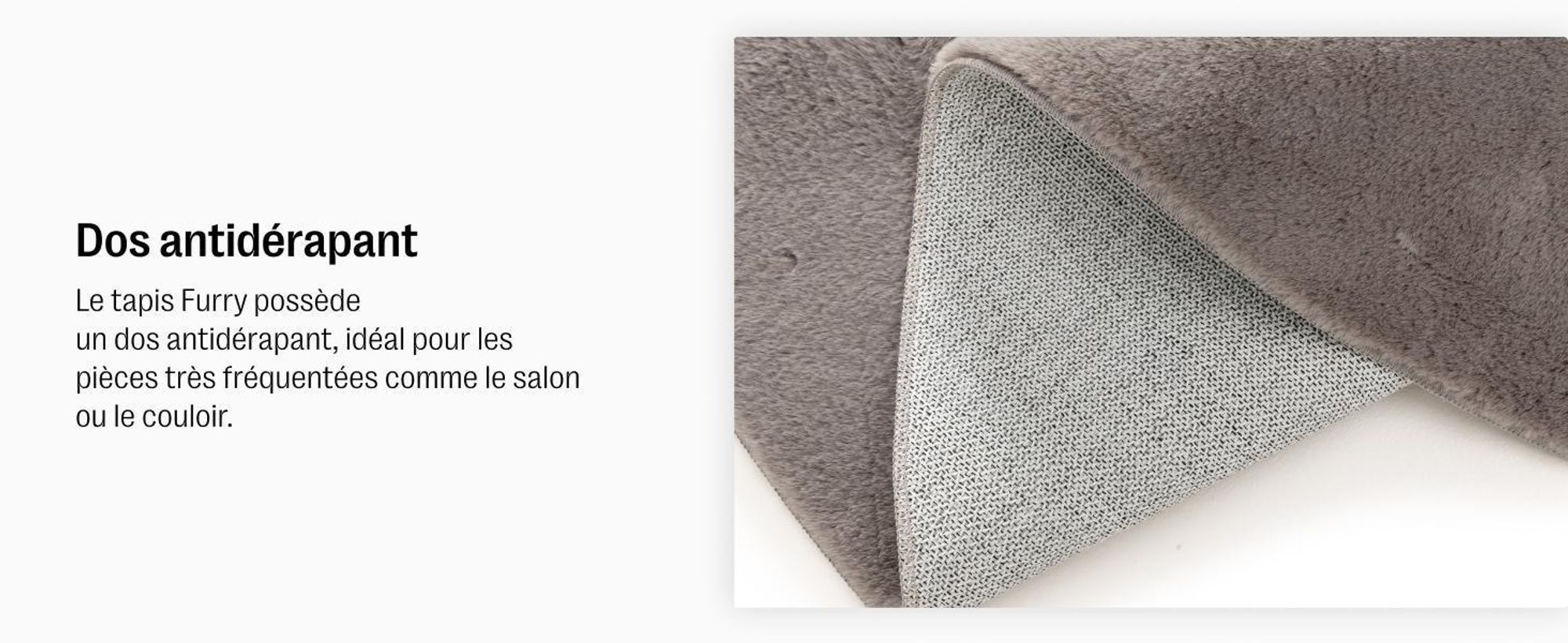 benuta tapis de salon Furry Beige 80x250 cm tapis en fourrure tapis de salon couloir antidérapant lavable poil long doux peluche shaggy moelleux