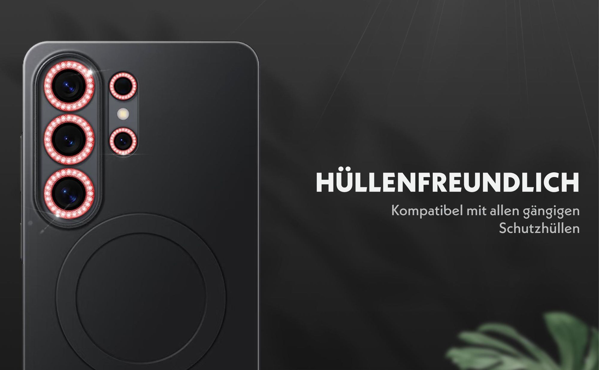 Kameraschutzglas Set für Samsung Galaxy S26 Ultra kompatibel mit allen gängigen Hüllen