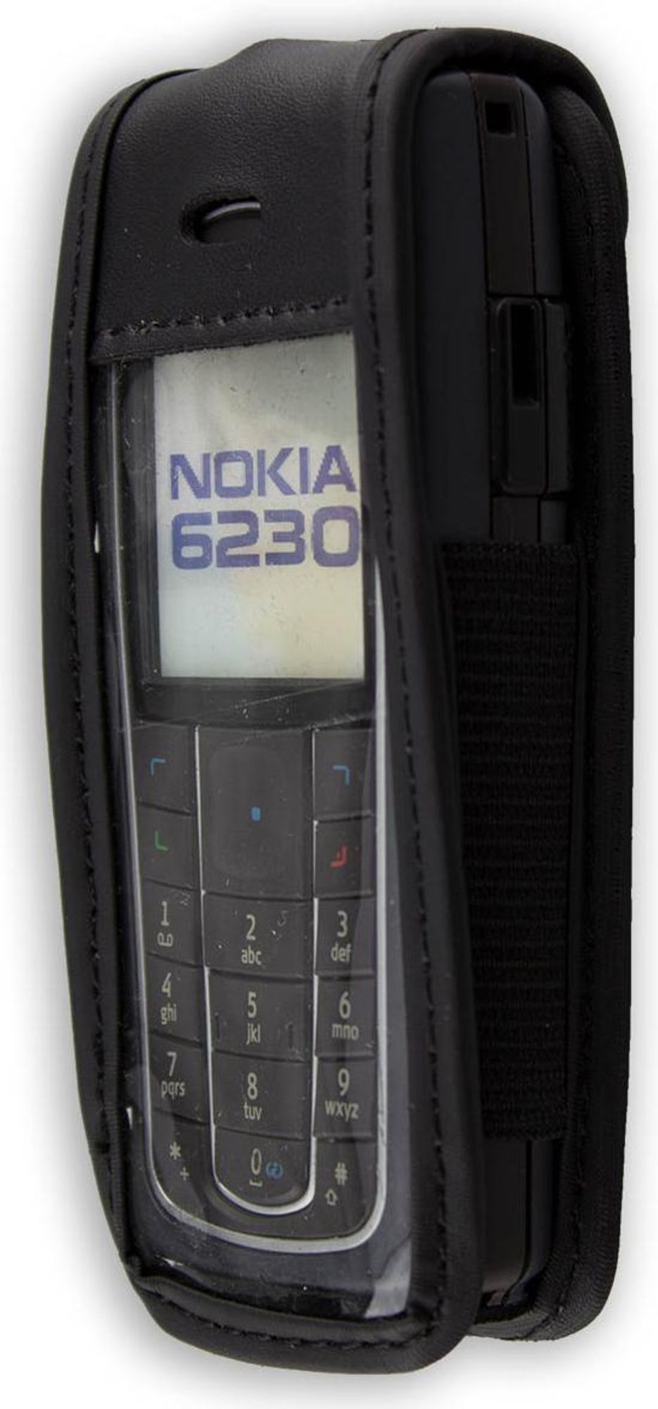 caseroxx Ledertasche mit Gürtelclip kompatibel mit Nokia 6230, 6230i aus Echtleder, Tasche mit Gürtelclip und Sichtfenster  Bild 2