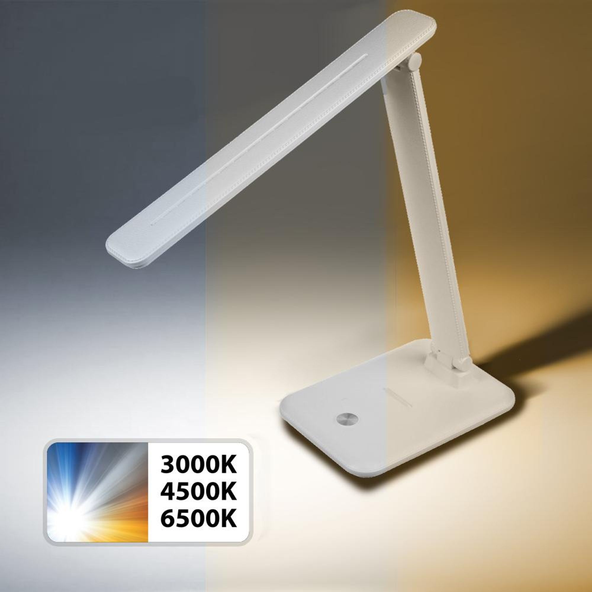 Dimmbare LED Schreibtischlampe Schreibtischleuchte Tischlampe 9W IP20 3000K 4500K 6500K