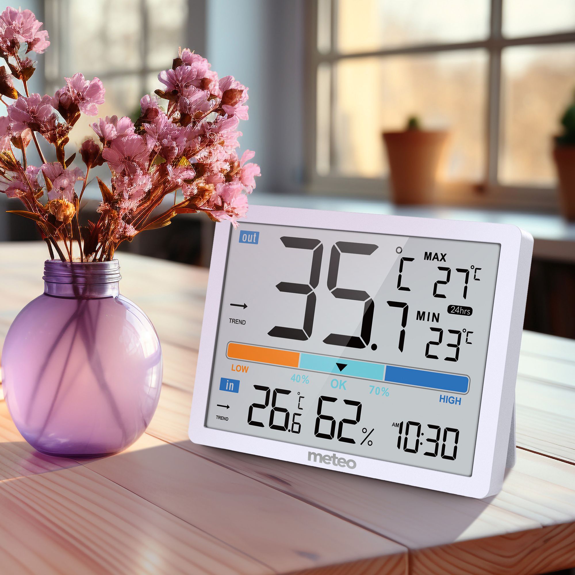 Digitale Wetterstation Thermometer Meteo Sp109