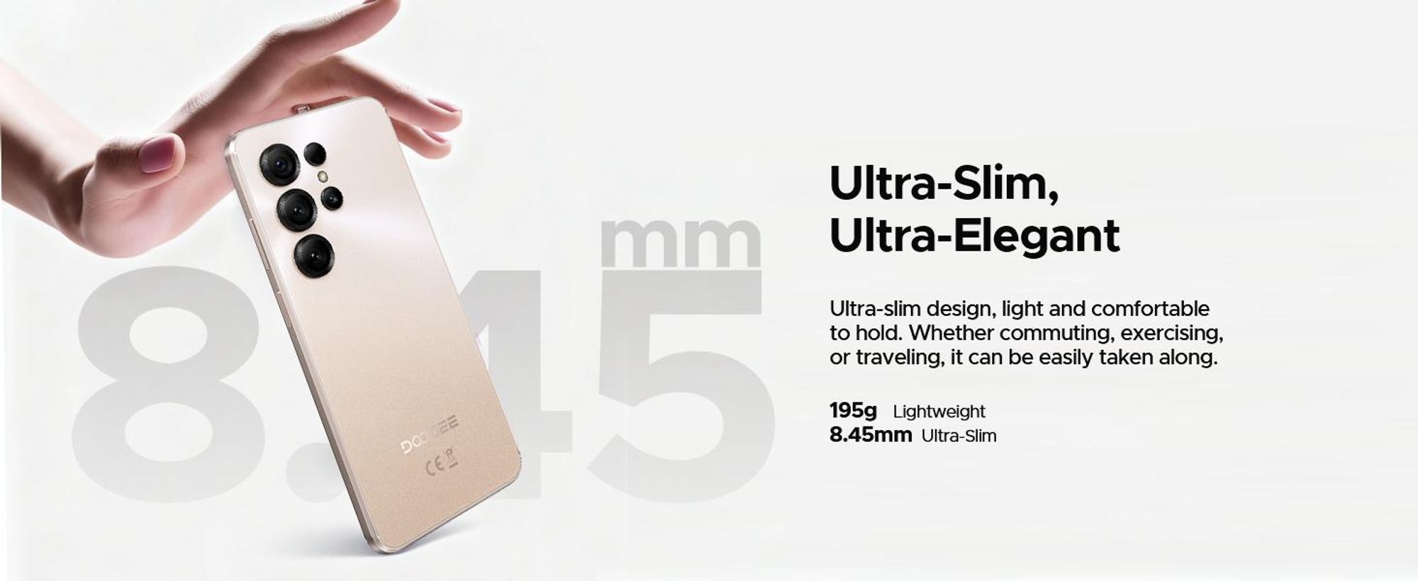 DOOGEE Note56 X, smartphone, Android 16, 6,56" displej s obnovovací frekvencí 90 Hz, baterie 6150 mAh, 24 GB RAM + 64 GB ROM, 4G, 8 MP, rozpoznávání obličeje, podpora OTG, bez smlouvy