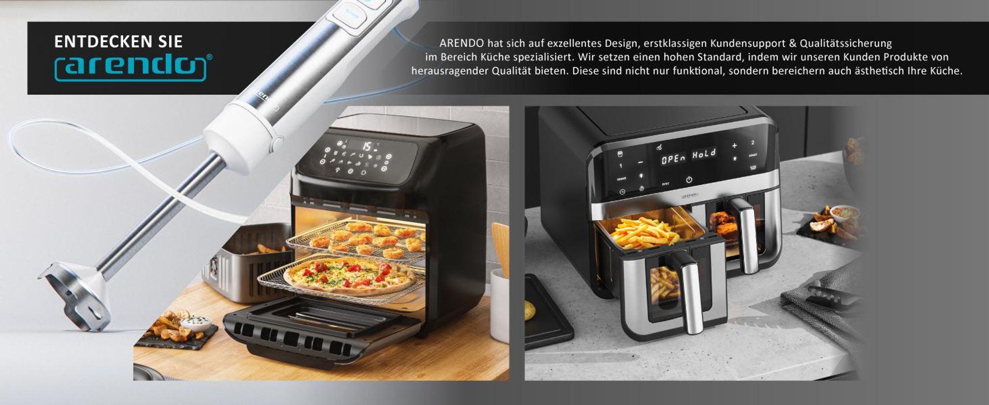 Arendo Backpapier für Heißluftfritteuse, rechteckig, 4,5 - 10 L, 22 x 14 x 4,5 cm, antihaft, ungebleicht, für Ninja Airfryer AF300EU & AF400EU, 100 Stück