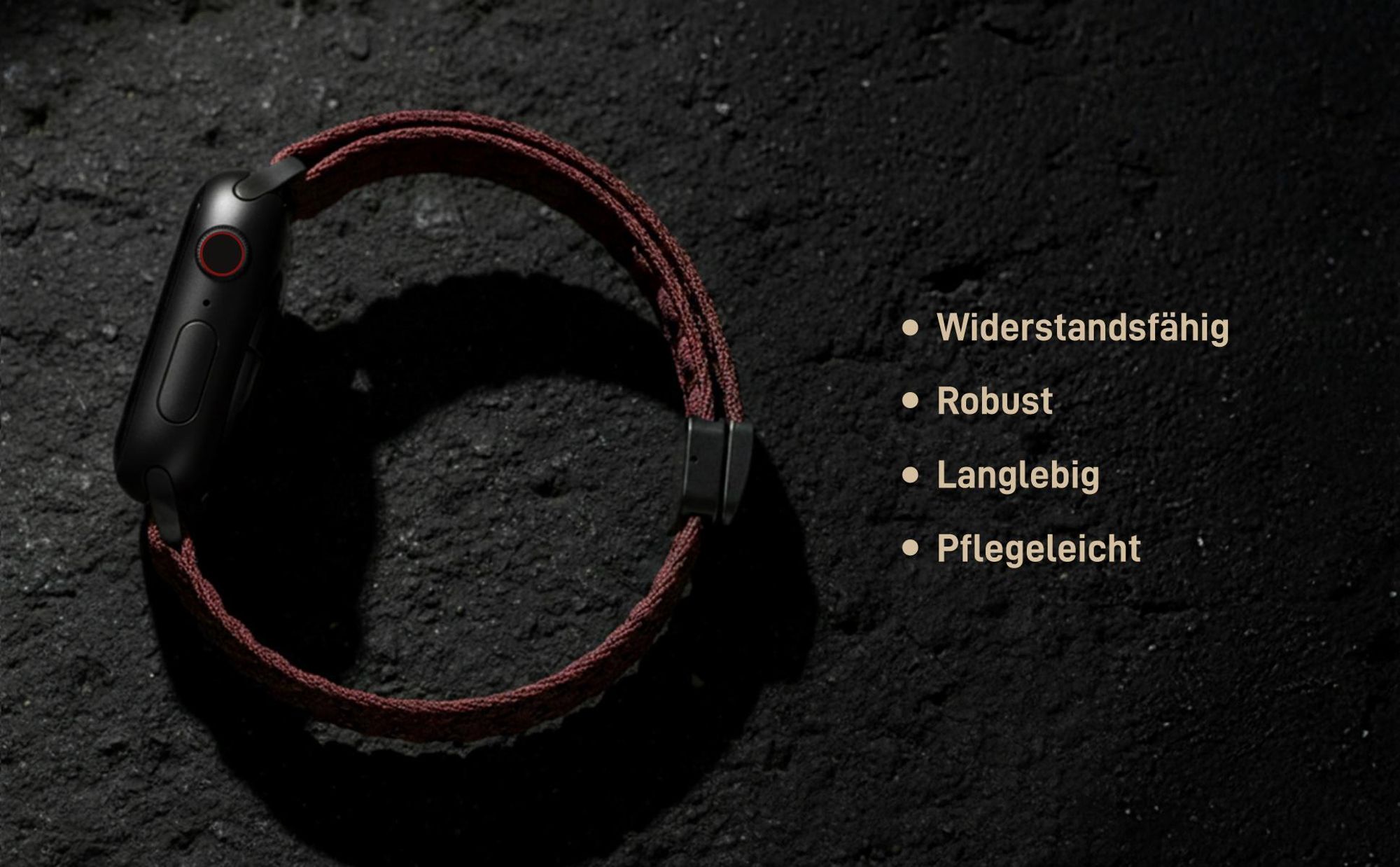 Robustes Wechselband für Apple Watch Series 5 44mm in verschiedenen Farben