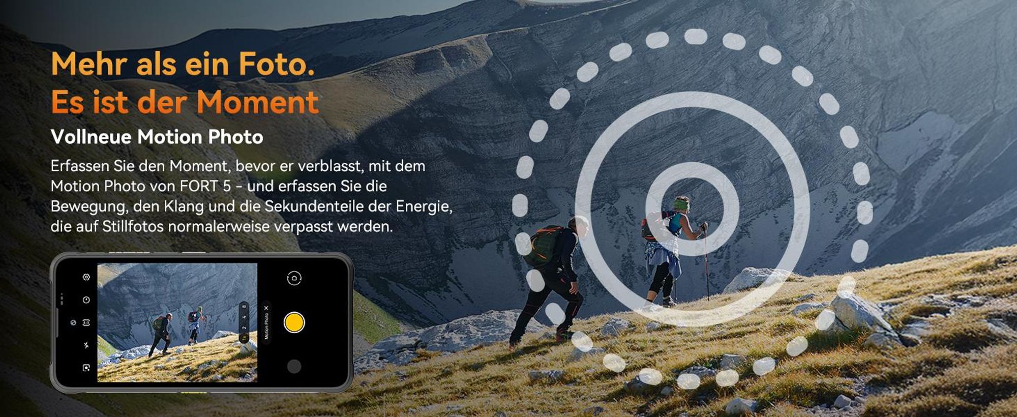 Blackview FORT 5  incl Aurabass1,AI Outdoor Handy,36(12+24)+256GB, 6,78" HD,120 Hz,NFC,IP68 und IP69K,108 MP Hauptkamera, Android 16,5000 mAh