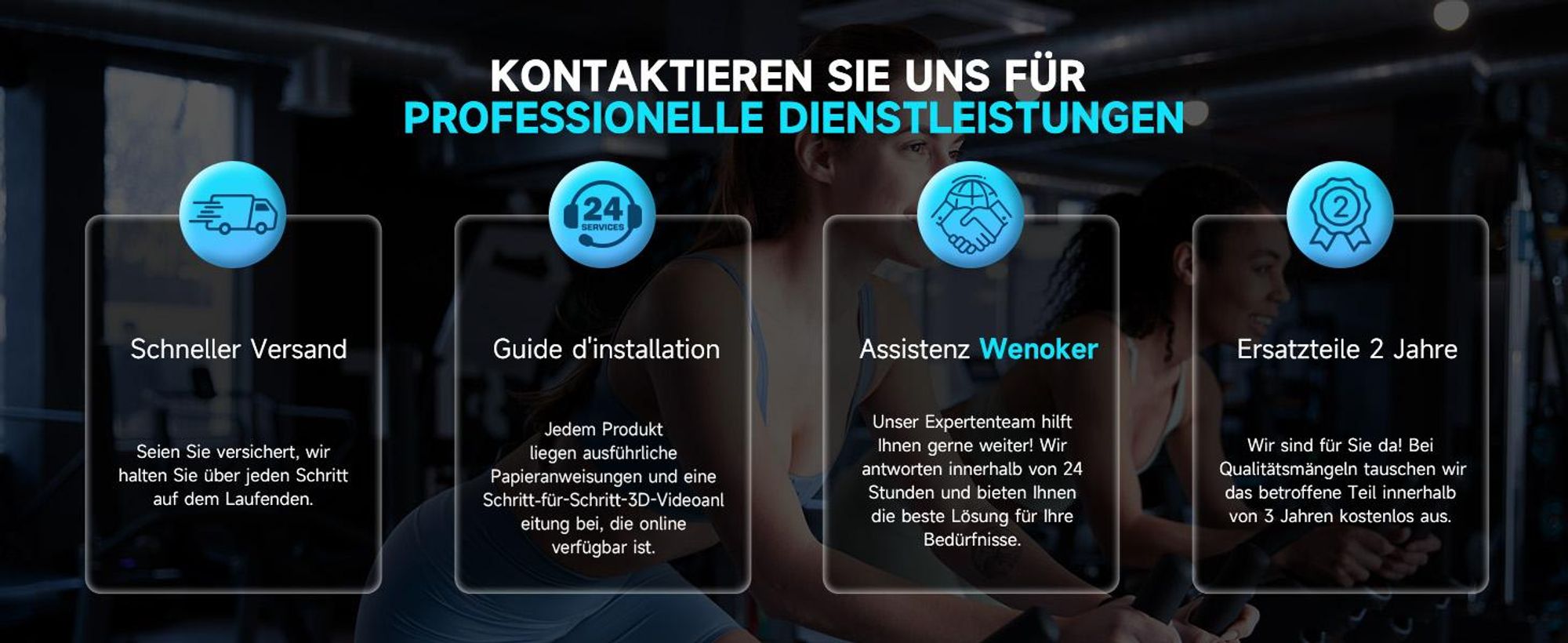 [2026 Aktualisierte] Wenoker Heimtrainer Fahrrad mit App, 0-100% Magnetwiderstand Ergometer, Schweres Schwungrad, Indoor Fitnessbikes Bis 160KG
