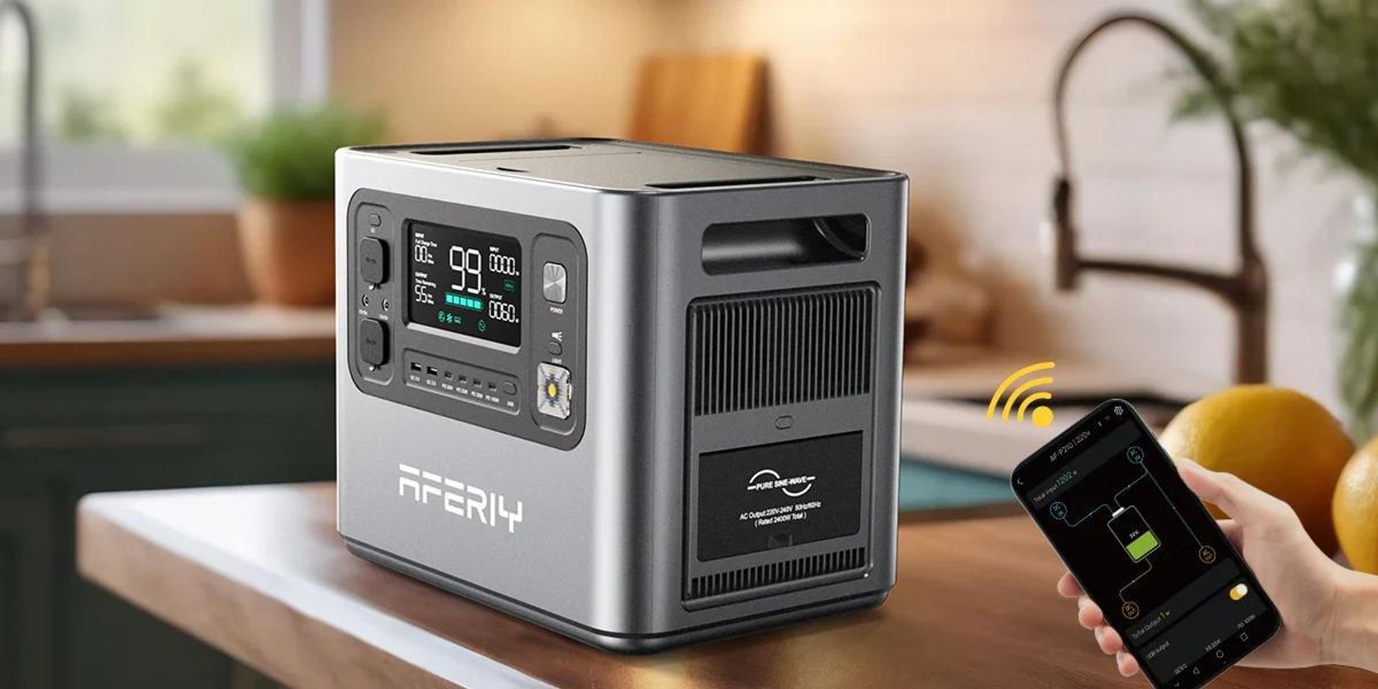 AFERIY P210 Přenosná powerbanka | 2400 W 2048 Wh