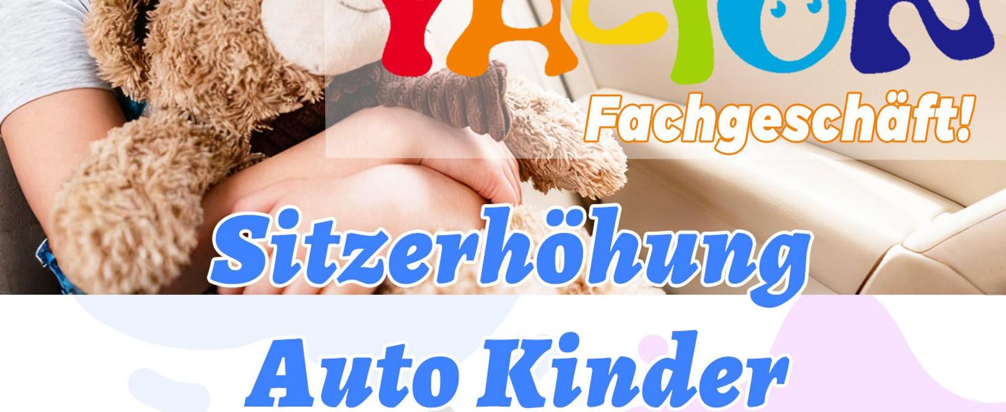 YALION Kindersitzerhöhung Sitzerhöhung Auto Kinder Kinderautositze- Kindersitz Gruppe für Kinder von 125-150CM(ca.6-10Jahren), 3-Punkt-Gurt, ECE R129