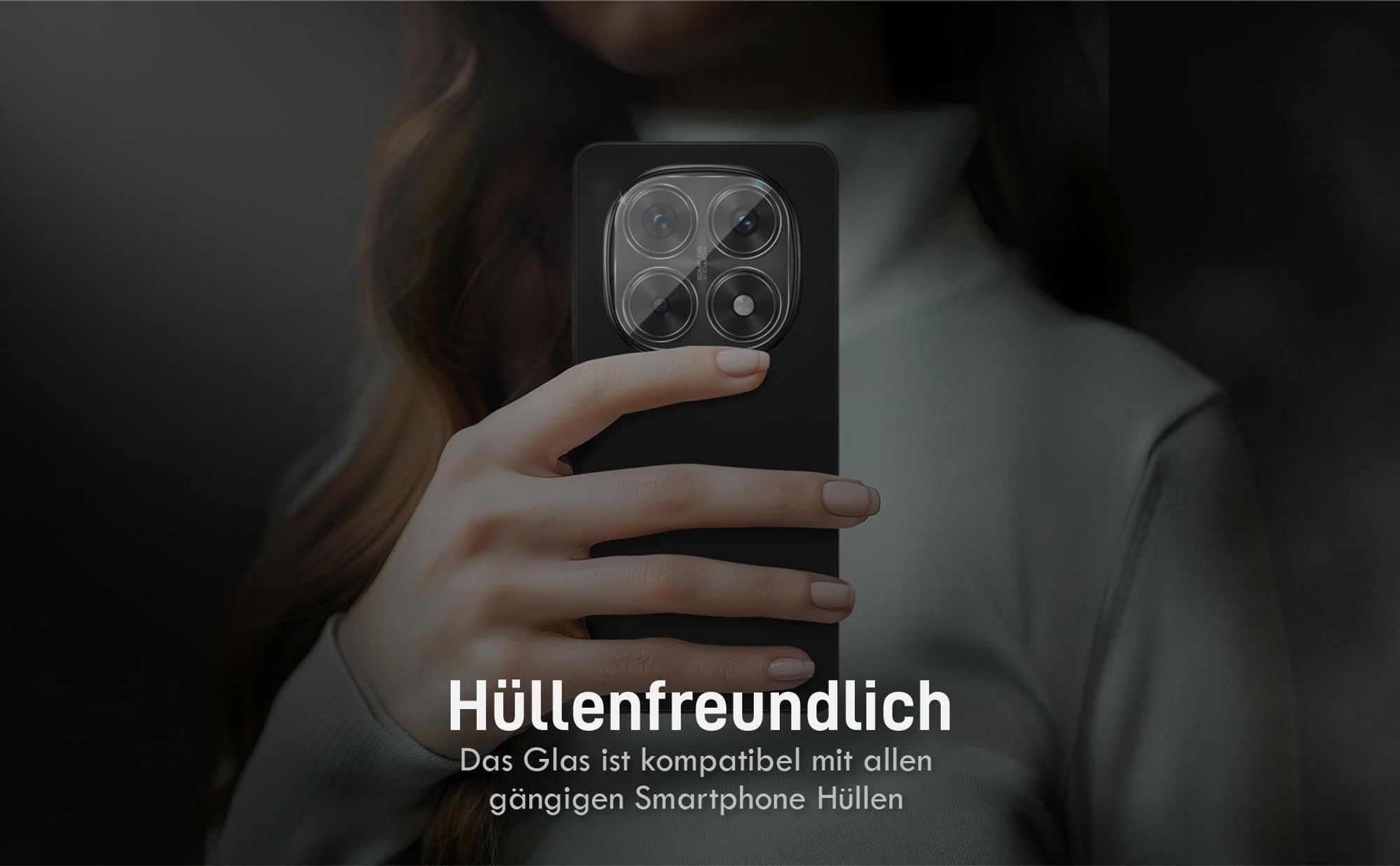 4x 9H Schutzglas (2x Kamera + 2x Display) Xiaomi Redmi Note 15 5G in passgenauem Design