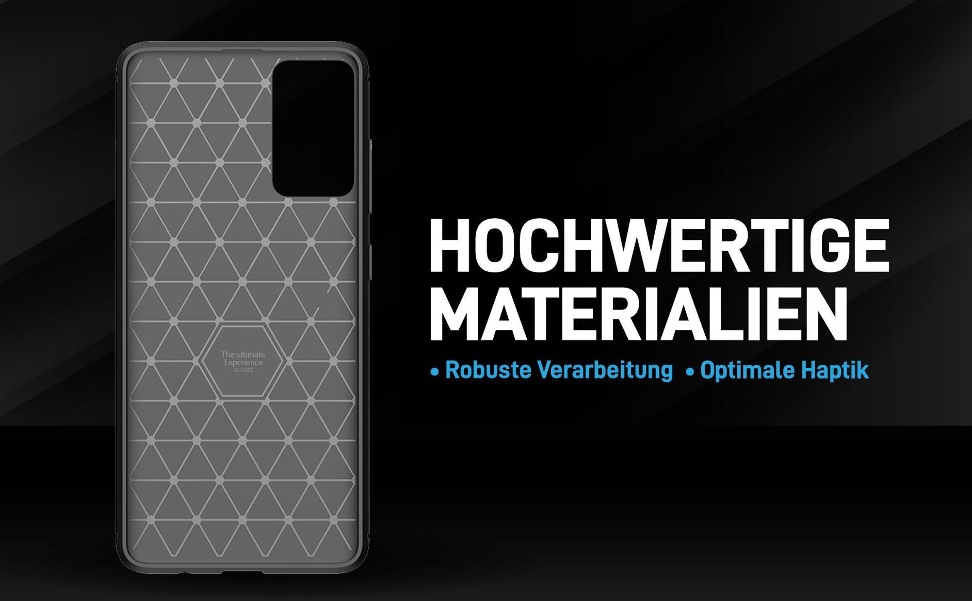 Handyhülle für das Samsung Galaxy S20 FE im Carbon Look