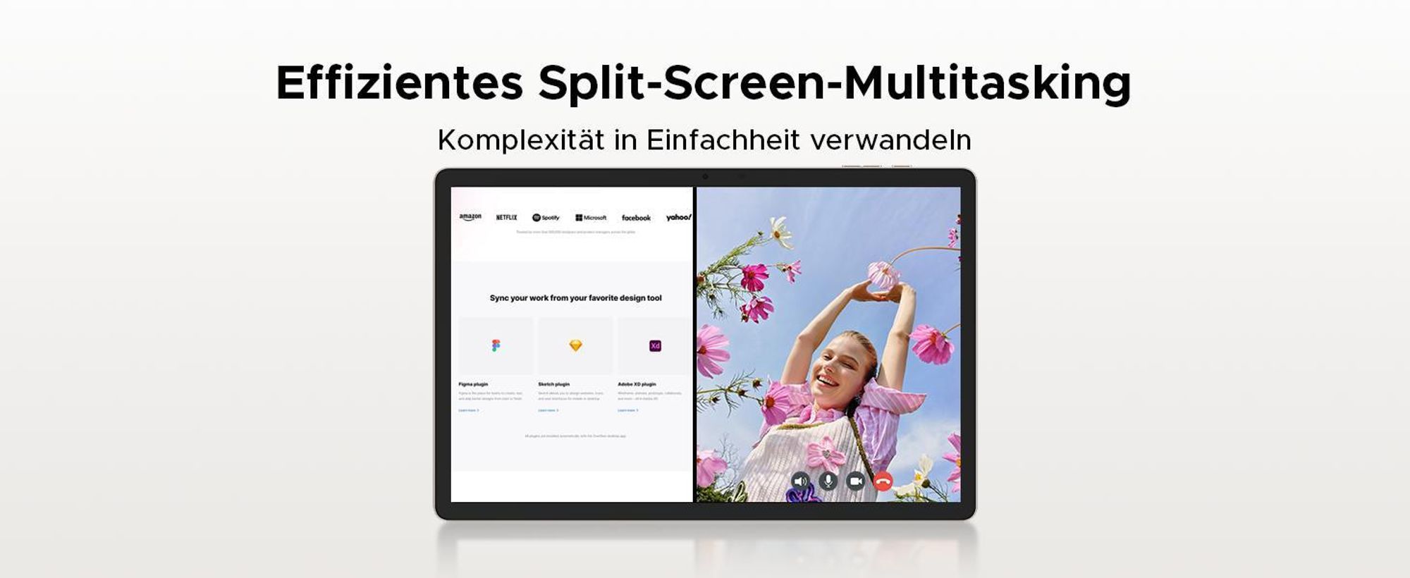 DOOGEE Tab E3 Pro - Tablet, Android 16, 13 Zoll, 32GB+256GB, 4G LTE, 90Hz,11000mAh/18W, Vier Trompeten