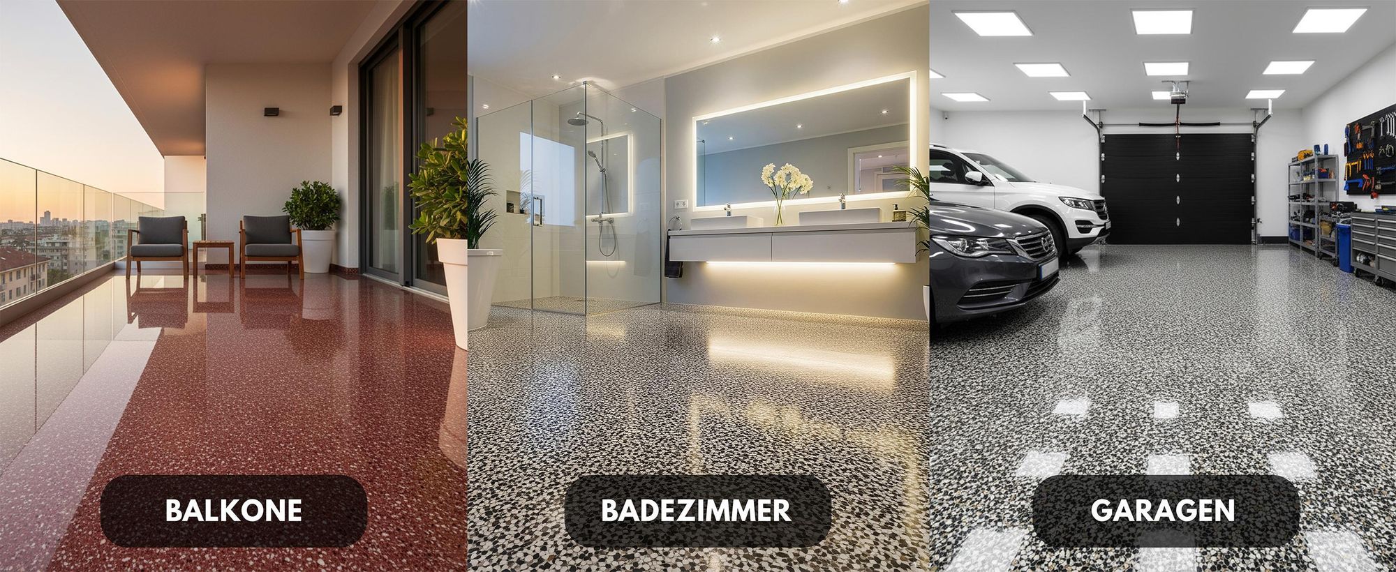 balkone badzimmer garagen