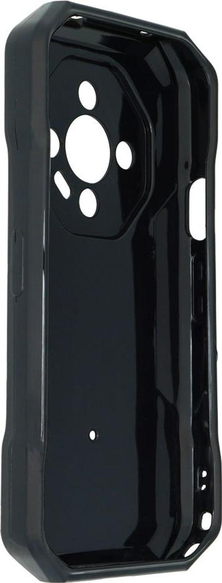 caseroxx Schutz-Hülle TPU-Hülle kompatibel mit Ulefone Armor X32 / X32 Pro, Gummi Handy Tasche schwarz  Bild 2