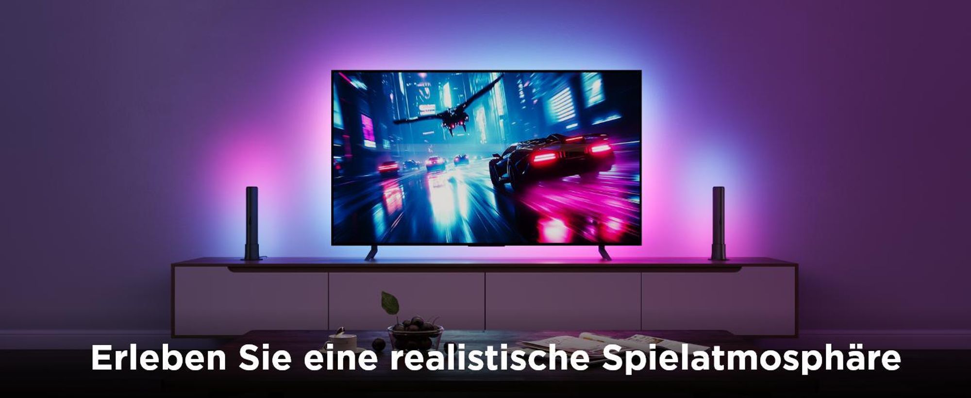 Govee RGBIC LED Lightbar, TV Hintergrundbeleuchtung für 45-70 Zoll