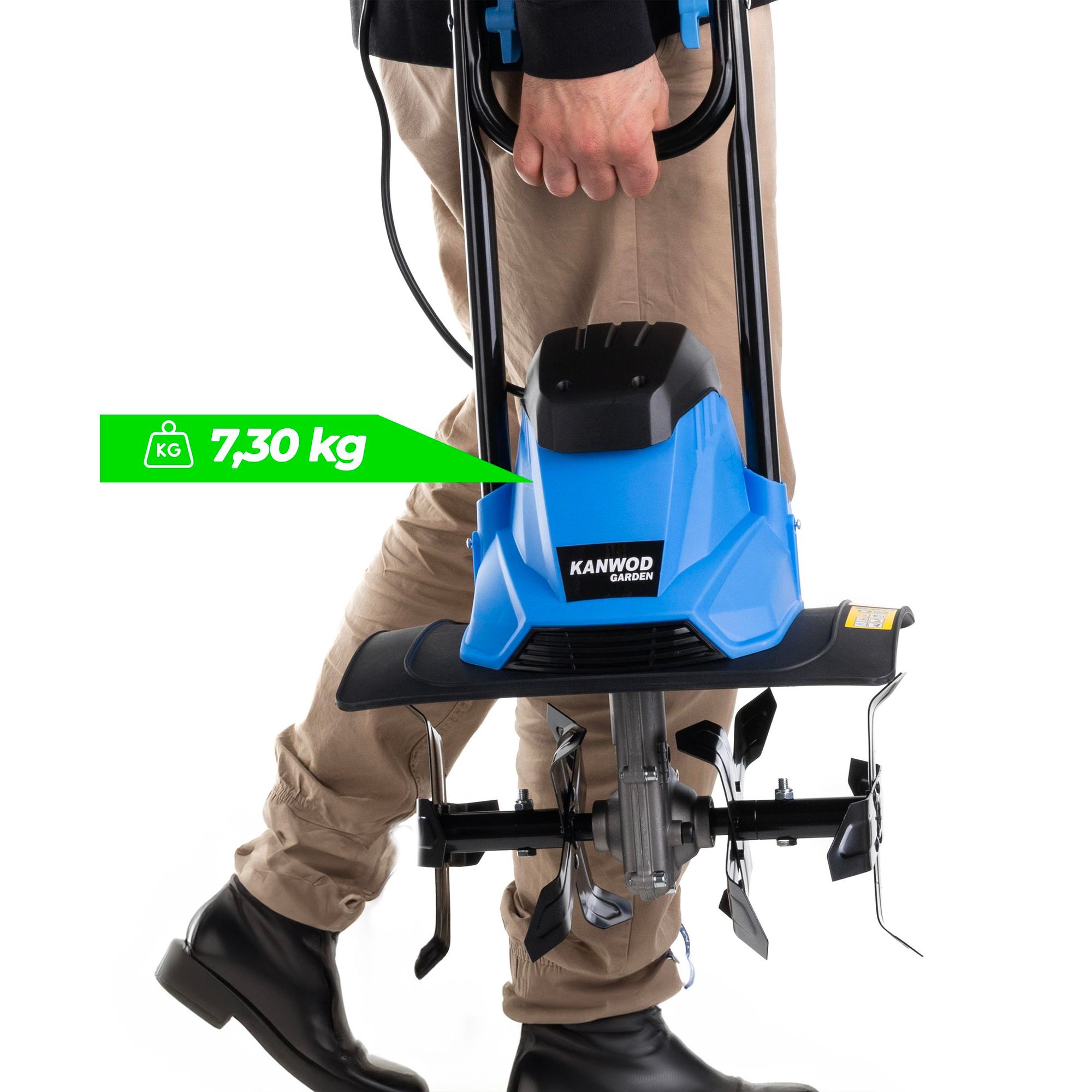 Glebogryzarka Elektryczna Mocny Kultywator Gigant 36Cm Do Zbitej Gleby