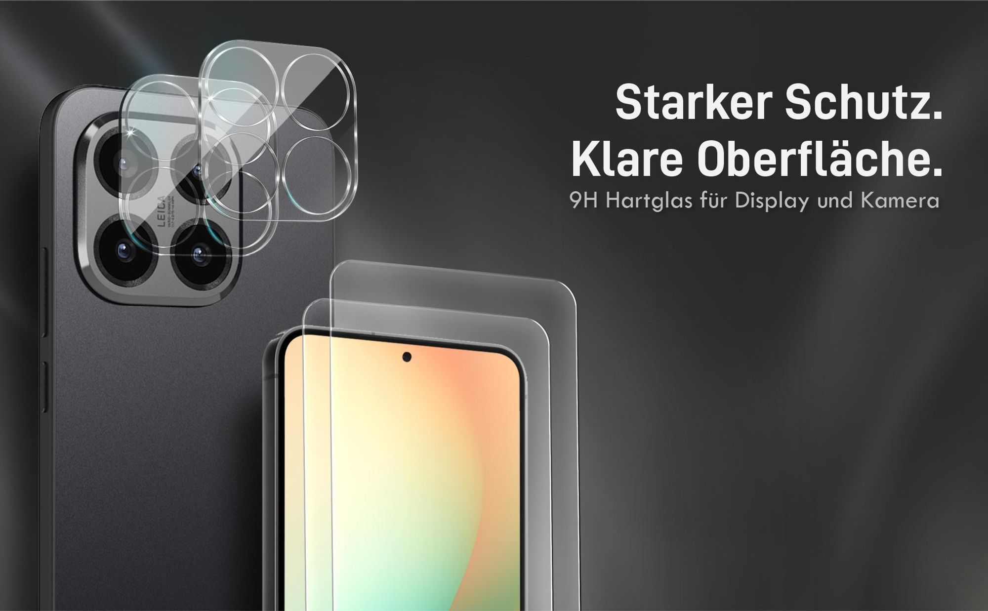 Kamera + Display Glas Set für Xiaomi 15T Pro kompatibel mit allen gängigen Hüllen