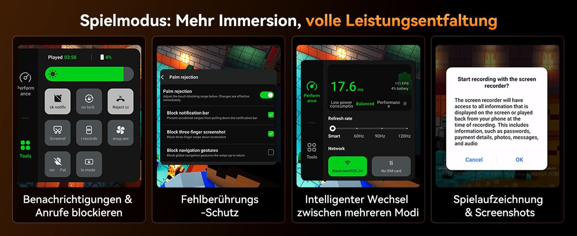 Blackview Wave 10C smartphone Ohne Vertrag, Android 16, 6.88", 120Hz, 1080p, Dual SIM, Face ID, 5000 mAh, Gemini AI, DokeOS 5.0, 1080p, 4G