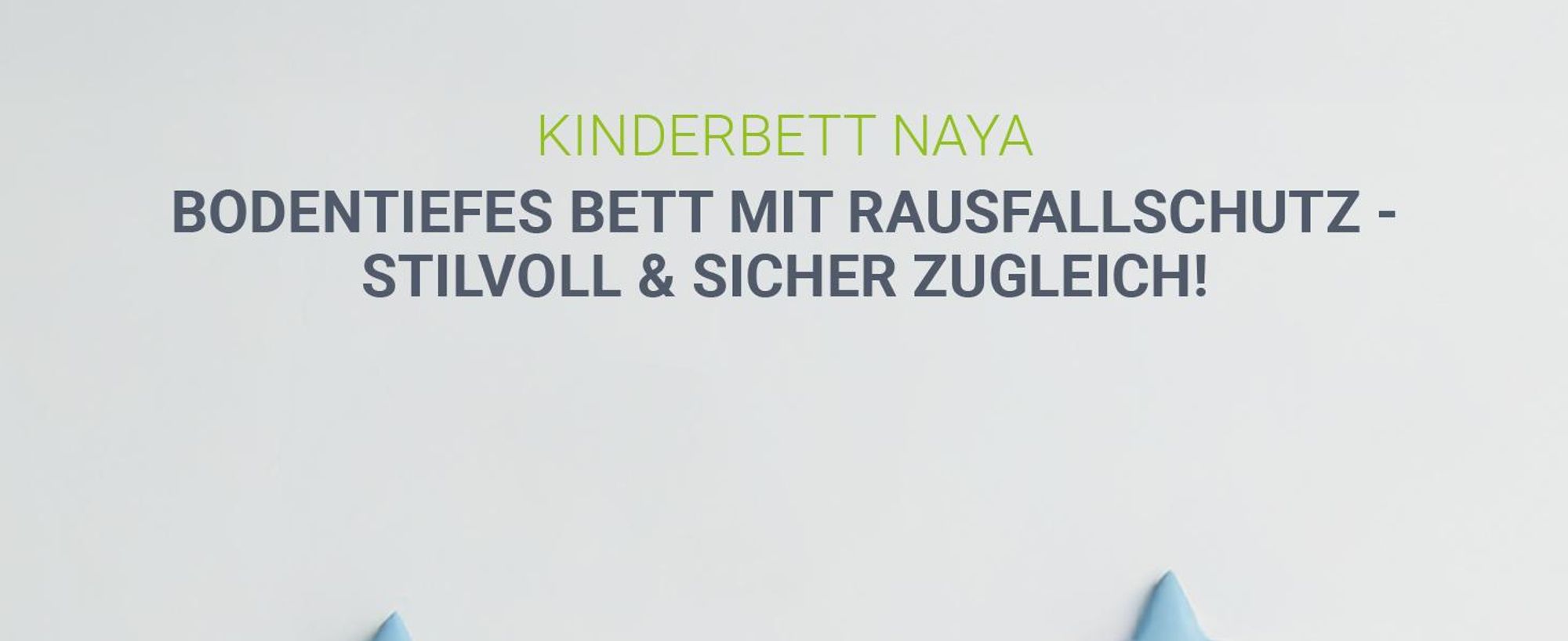 Juskys Kinderbett Naya 140x200 cm mit Rausfallschutz & Lattenrost - Holz Bodenbett Weiß