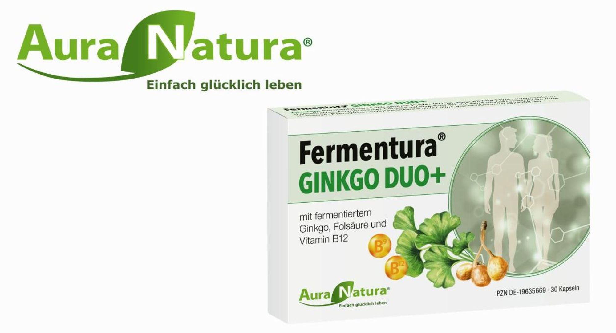 Auranatura Fermentura Ginkgo Duo+ Kapseln 30 St