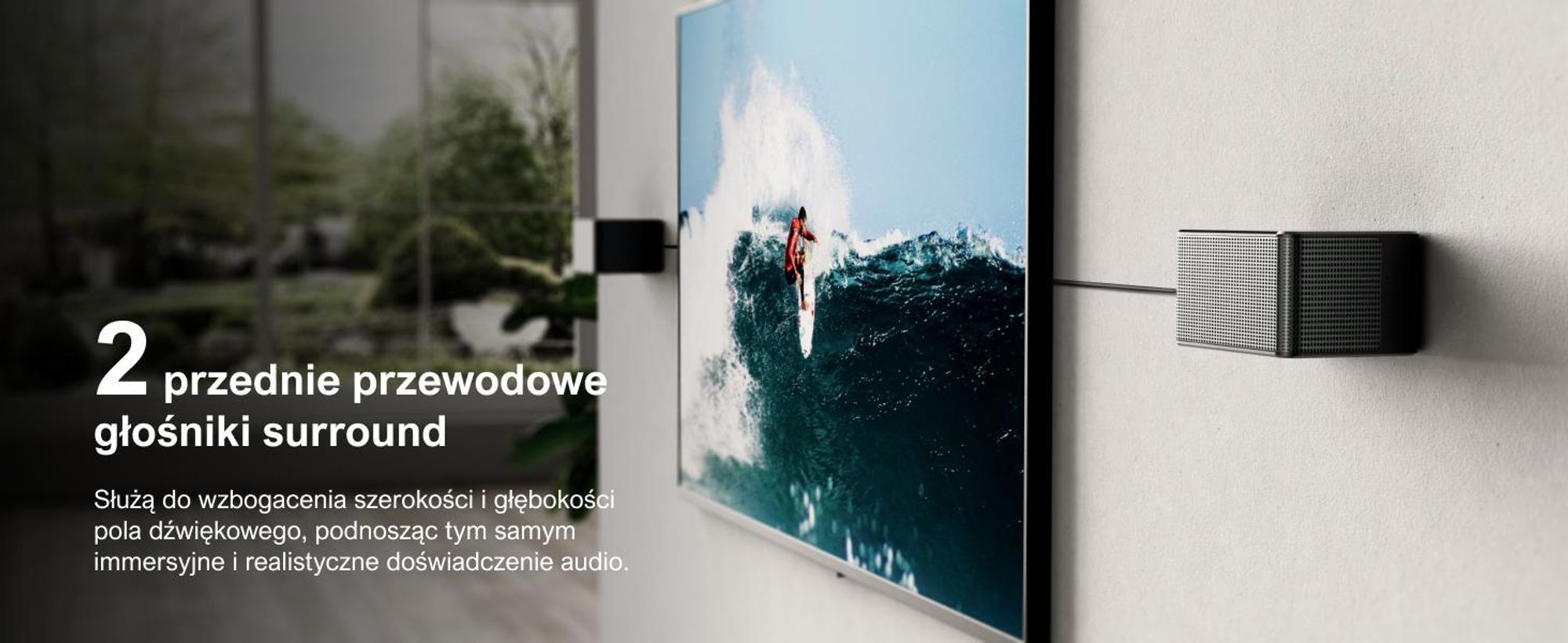 Ultimea Poseidon D80 Boom, 7.1 kan., Dolby Atmos, Gra, Film, Muzyka, Noc, Sport, Głos, 96 dB, 70 dB, 1%