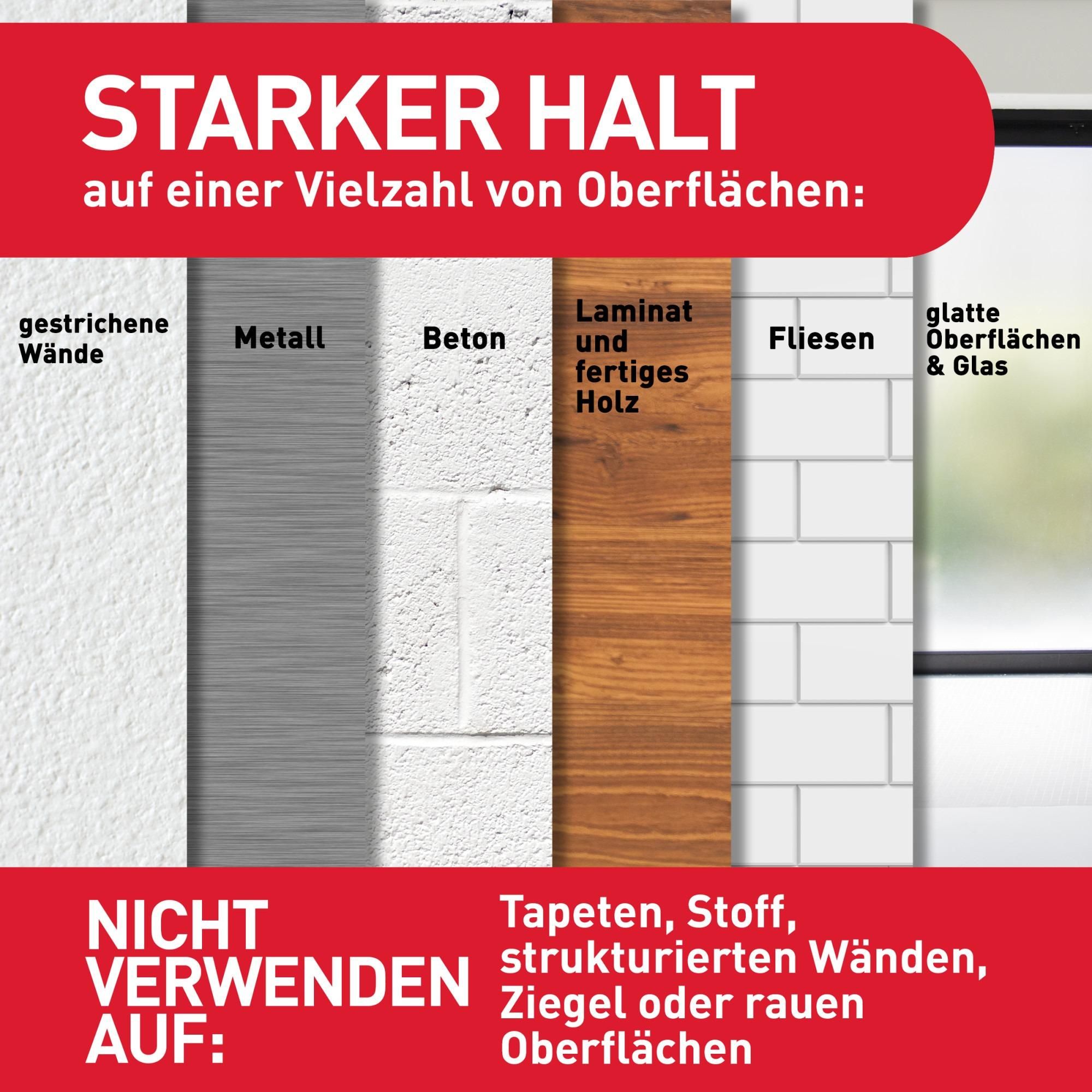 Command Bilder-Montage-Strips XL, weiß, 14 Paare, bis 7 kg