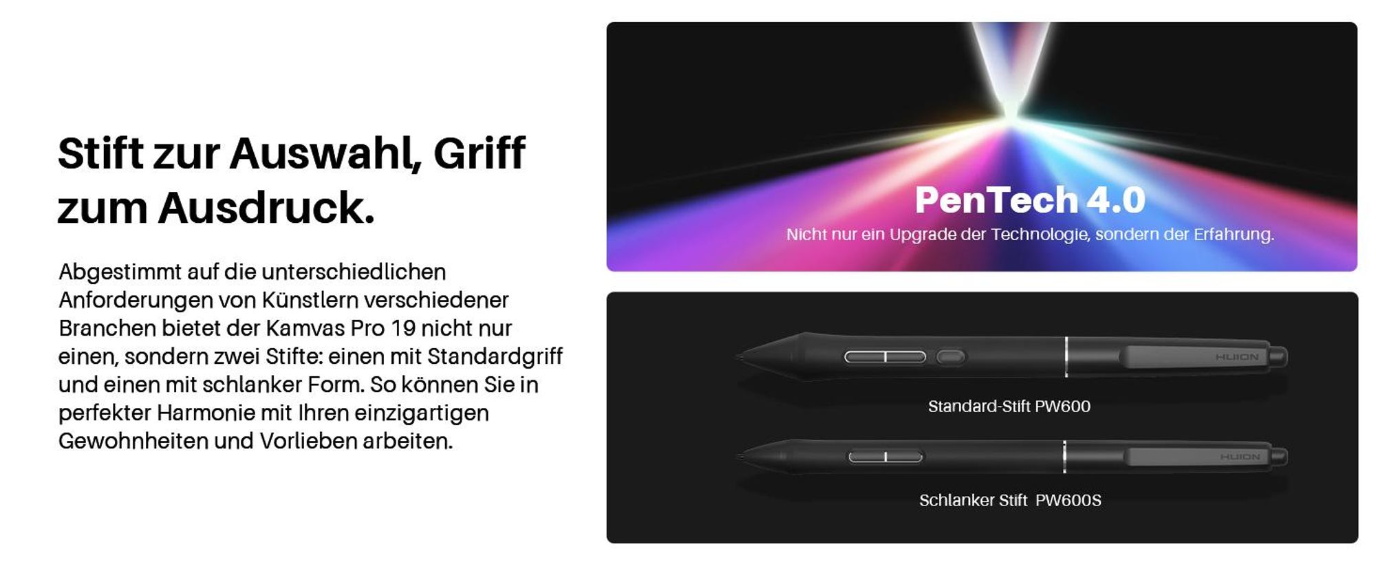 Huion Kamvas Pro 19 Grafiktablett
