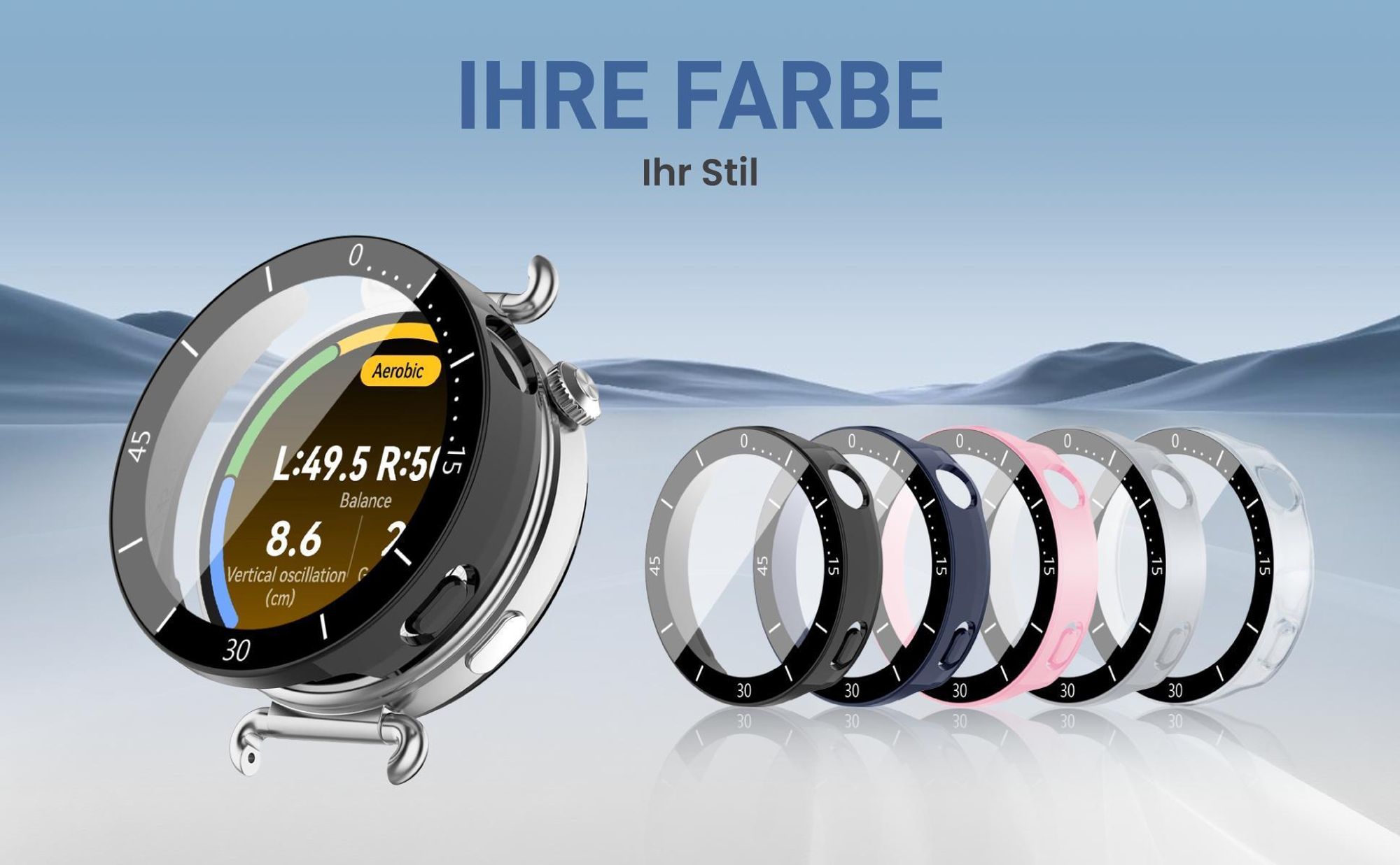 Cover Front Back für Huawei Watch GT6 41 mm in verschiedenen Farben