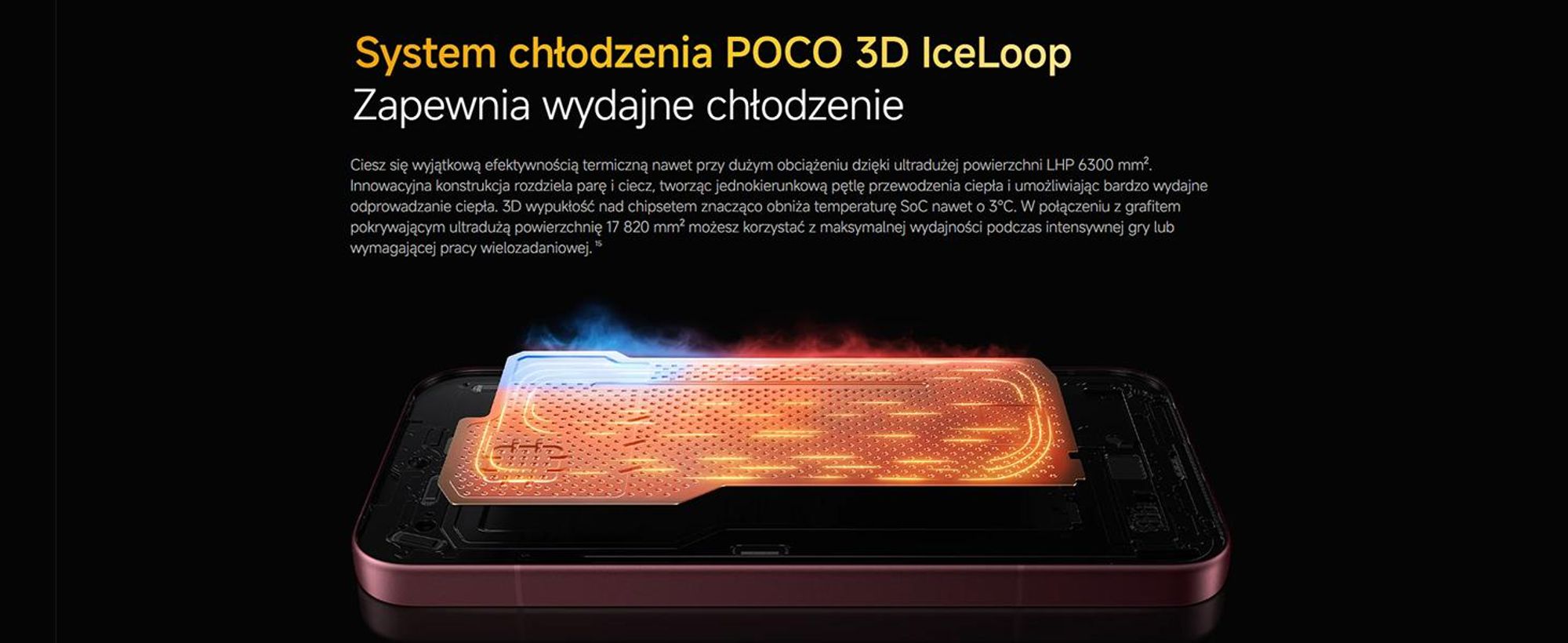 Xiaomi POCO F9 Ultra 5G Smartfony 12GB + 256GB Burgundowy