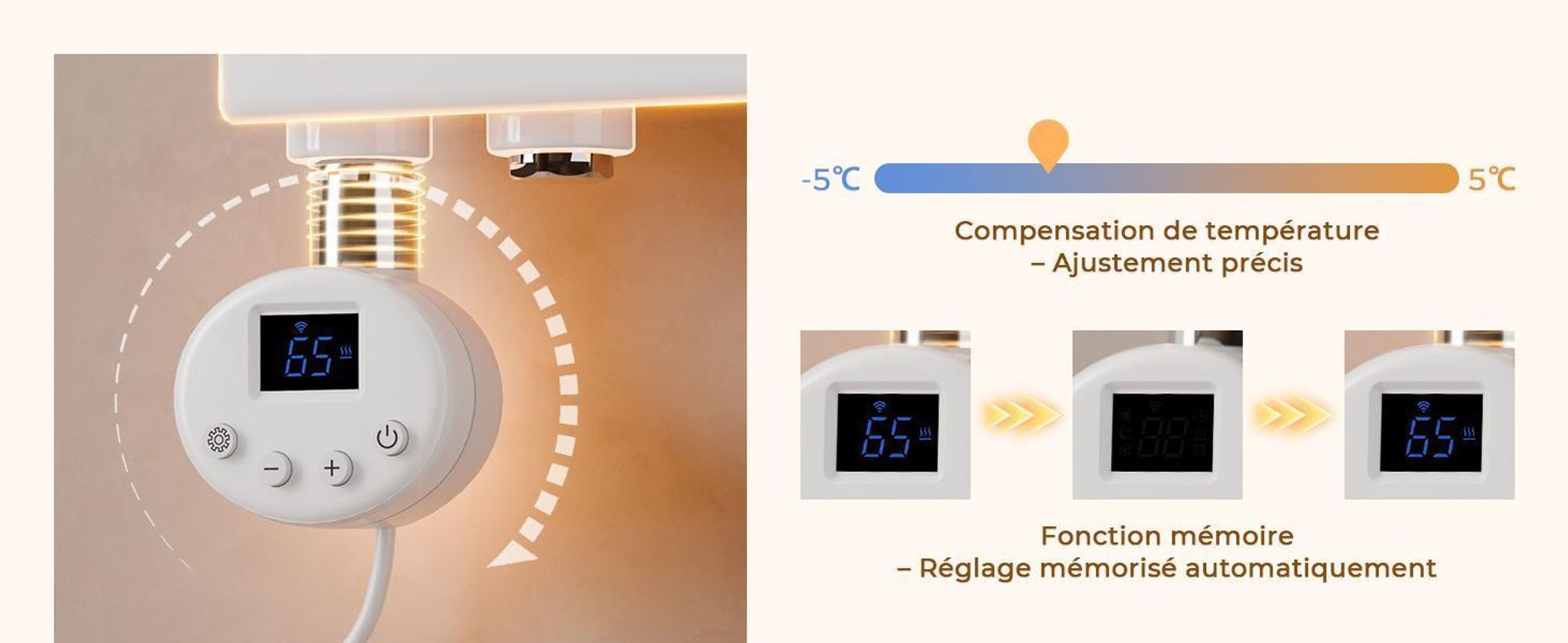 S'AFIELINA 1599x500 mm Radiateur électrique pour salle de bain Sèche-serviettes avec minuterie Thermostat électrique, chauffe-serviettes avec résistance, blanc 1000Watts
