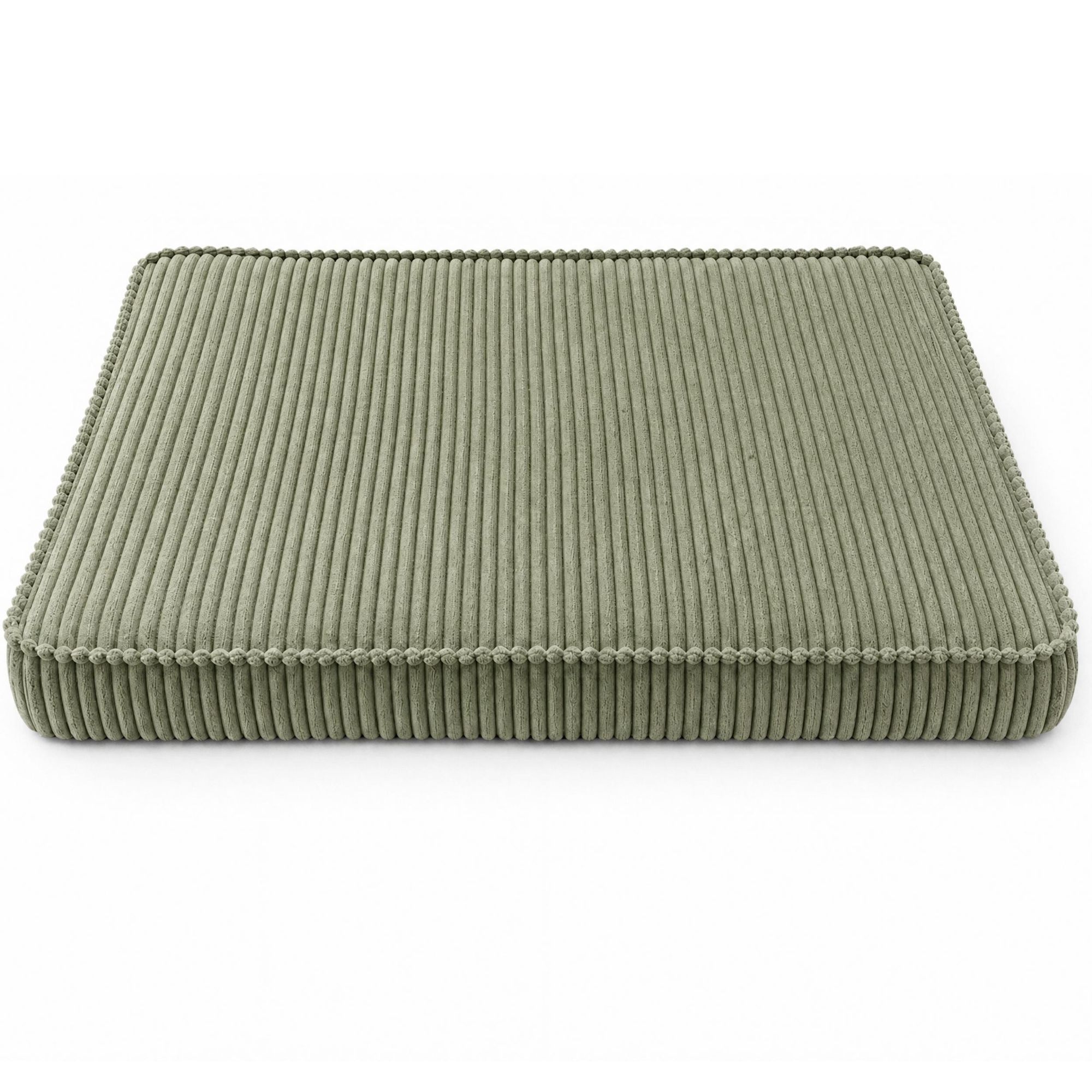 HUNDEBETT HUNDEKISSEN HUNDEMATTE CORD XL 120x80 CM Hellgrün