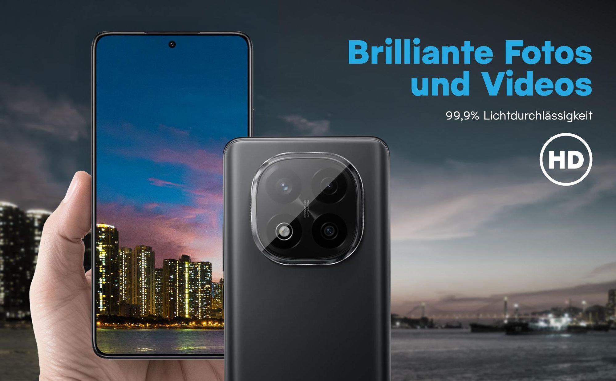 Brilliante Bildqualität mit dem Xiaomi Redmi Note 14 Pro+ 5G dank 99,9% Lichtdurchlässigkeit