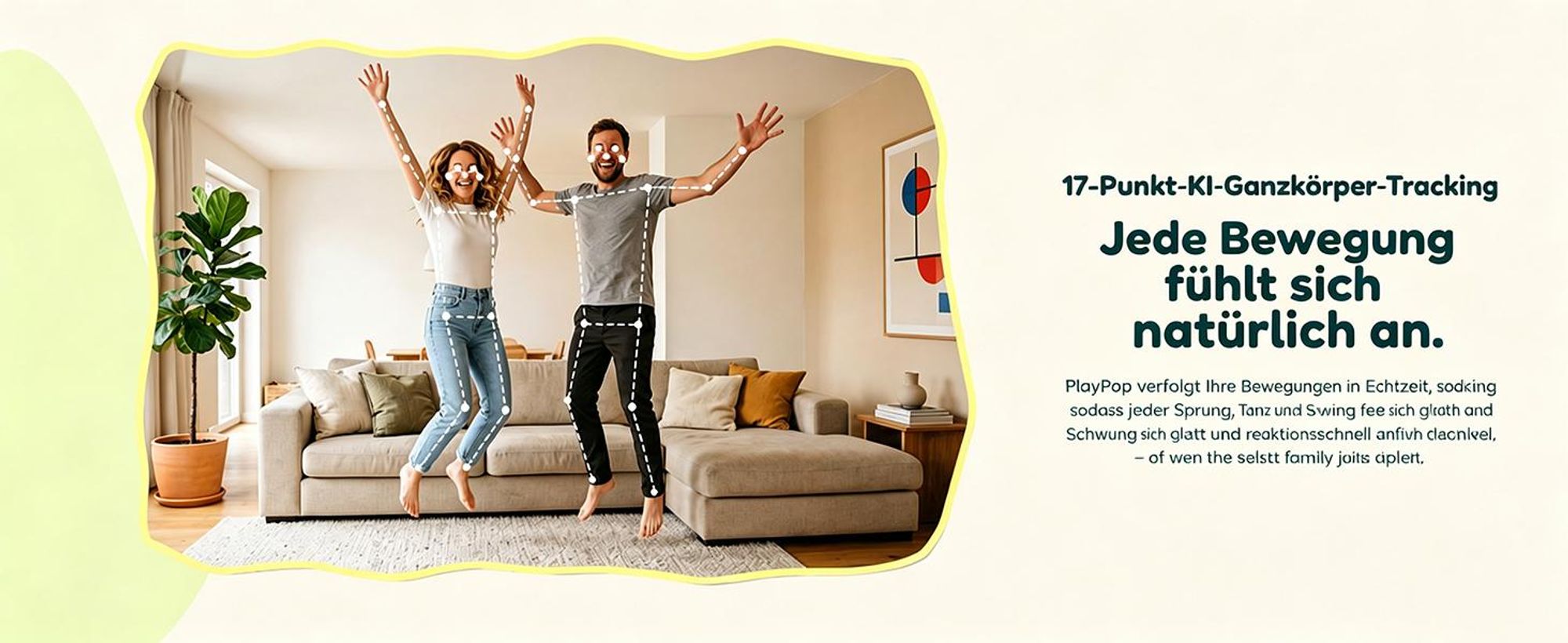 Blackview PlayPop 8 Spielkonsole für TV, 17-Punkt-KI-Tracking, ohne Controller, bis 4 Spieler, 6 Spielkategorien, HDMI, Geschenk für Kinder