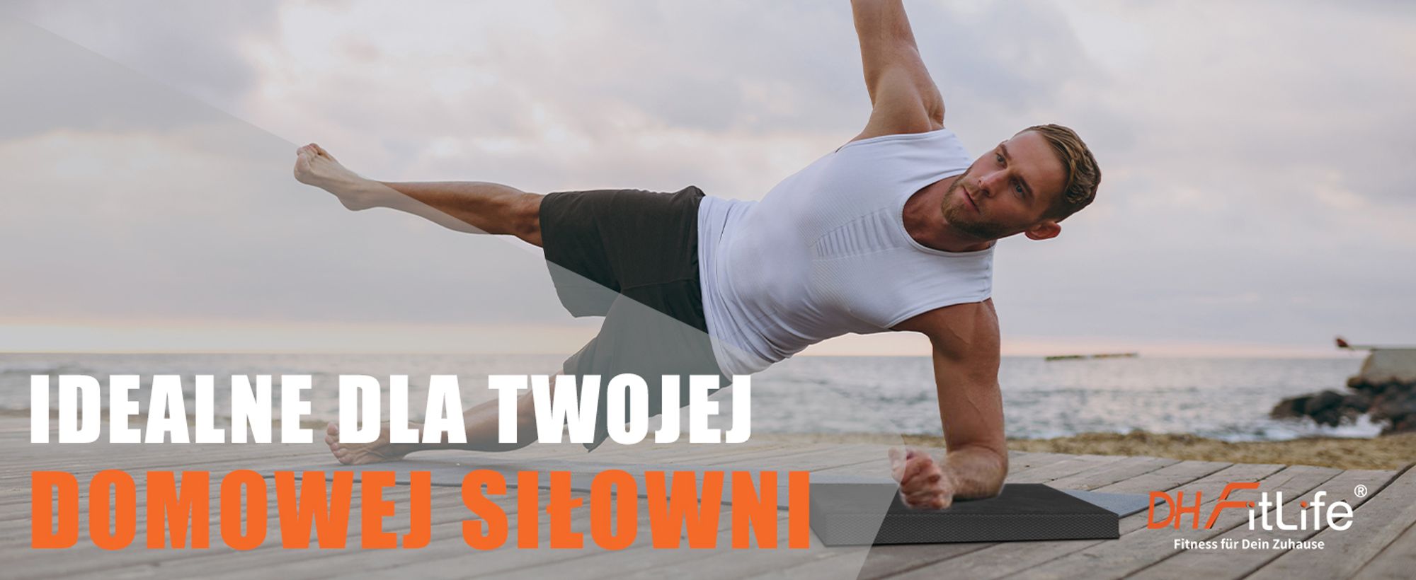 DH FitLife poduszka do balansowania – idealna do ćwiczeń równowagi, jogi, pilatesu, core treningu i fizjoterapii