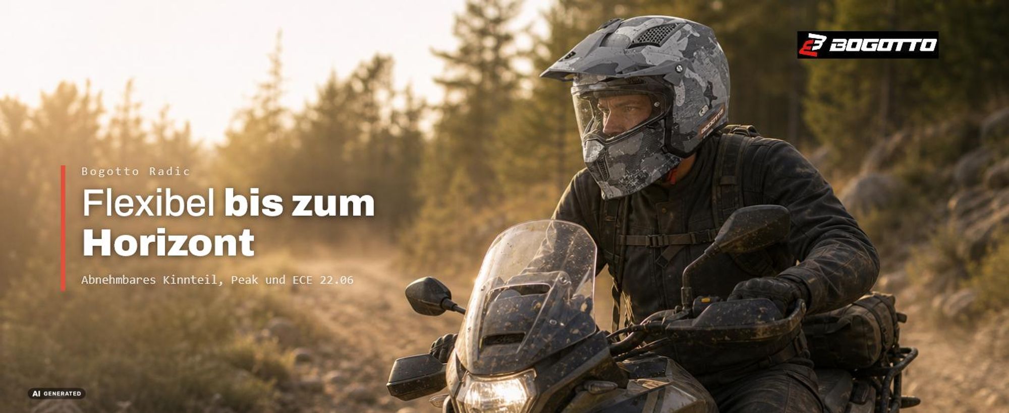 Bogotto Radic Camo 22.06 Helm, grün matt, XL (61/62)