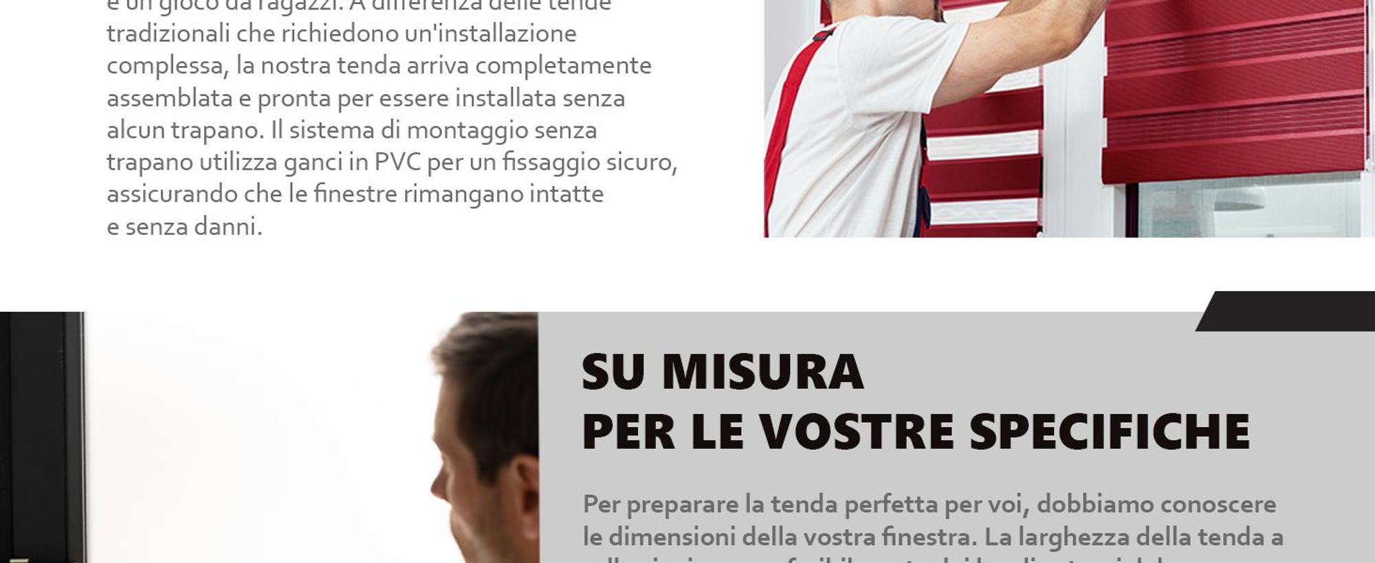 time4blinds, Mini store, senza fori, lato destro, 1400x1400 mm, Antracite