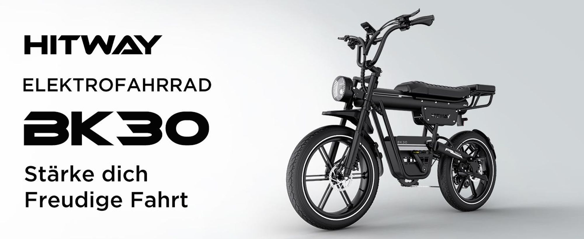 HITWAY E-Bike BK30 Elektrofahrrad mit 20" x 4.0" Fat Reifen, 48V 23,4Ah , 25 km/h Pedelec, 7-Gang, 80-150 km Reichweite, Federgabel, Unisex