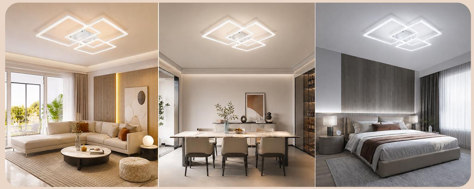 ZMH LED stropné svietidlo biele obývacia izba stmievateľné 82 W Moderná krištáľová lampa do spálne dizajnové interiérové svietidlo s diaľkovým ovládaním