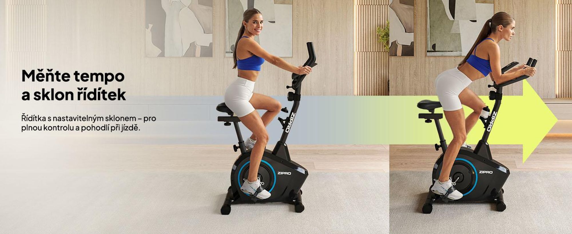 Magnetický bicykel Zipro Boost | LCD displej | 7 kg zotrvačníka | fitness bicykel s 8 úrovňami odporu | meranie času, vzdialenosti, kalórií