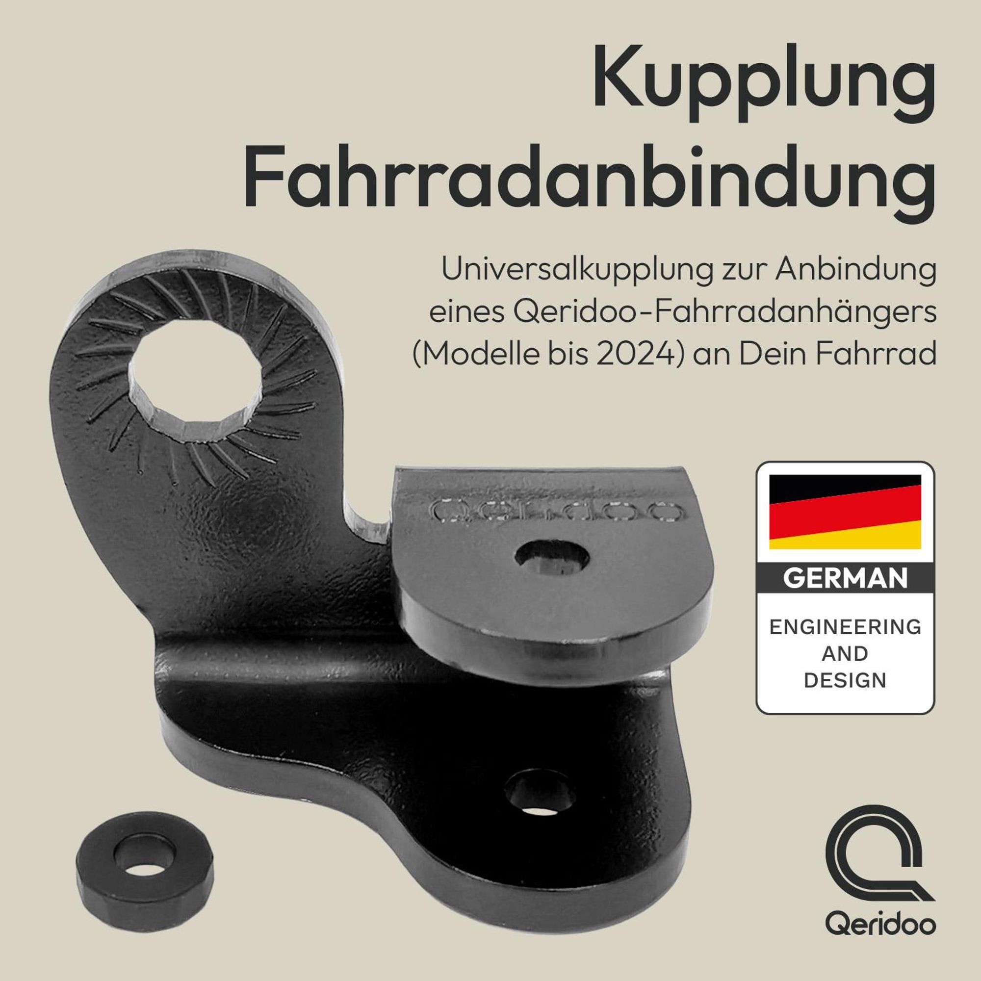 Qeridoo Kupplung Fahrradanbindung