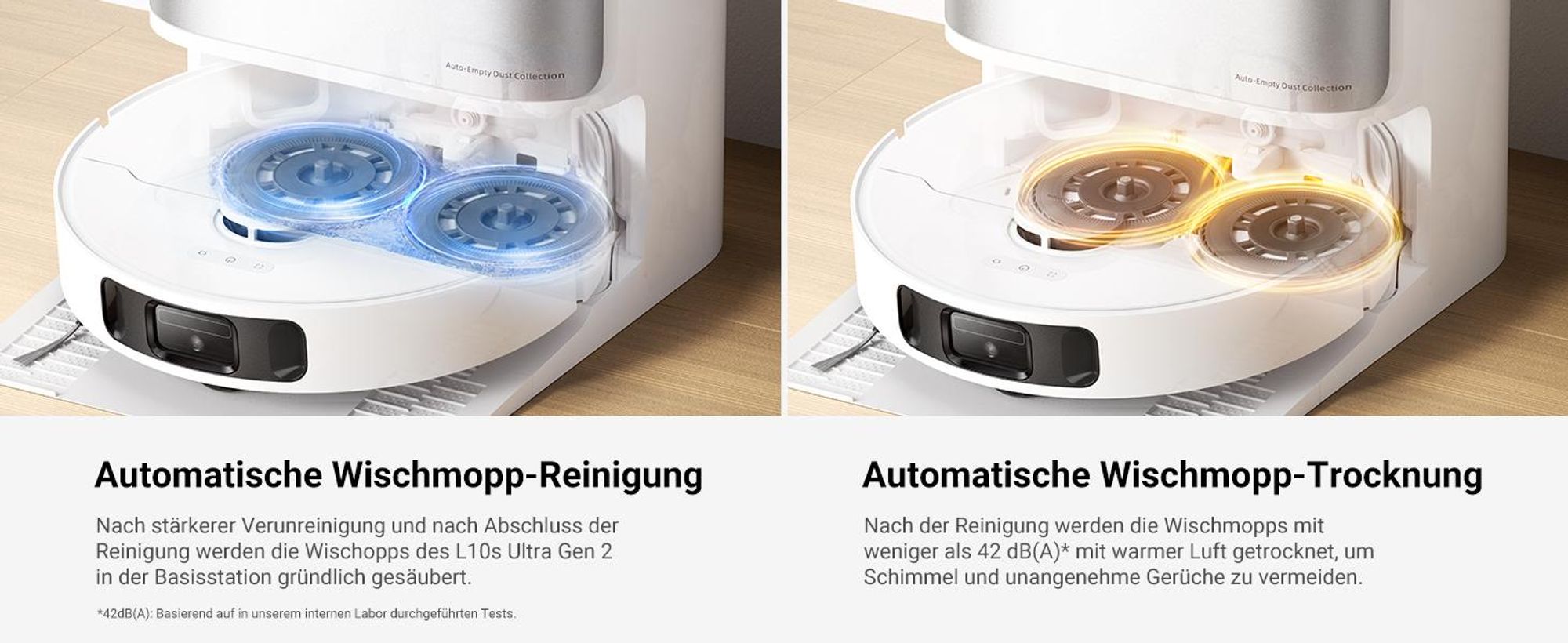 Dreame L10s Ultra Gen 2 Saugroboter mit Wischfunktion,MopExtend™ RoboSwing-Technologie, 10.000 Pa Vormax™-Saugkraft,vollautomatischer Basisstation