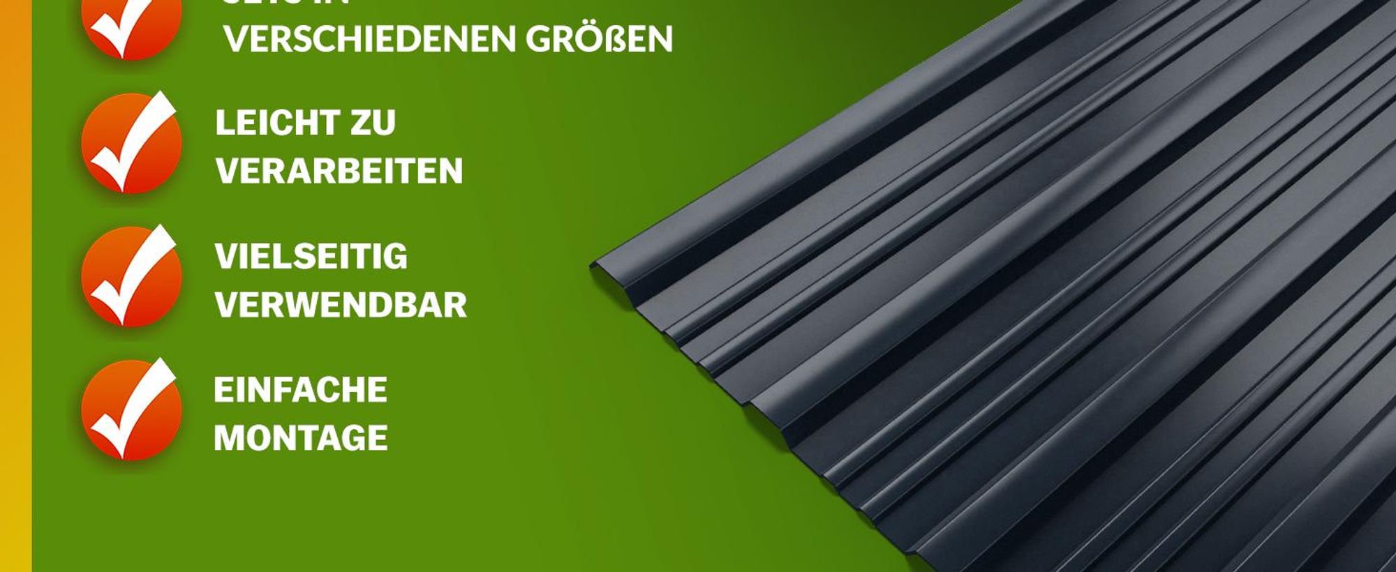GARDEBRUK® 28x Trapezblech