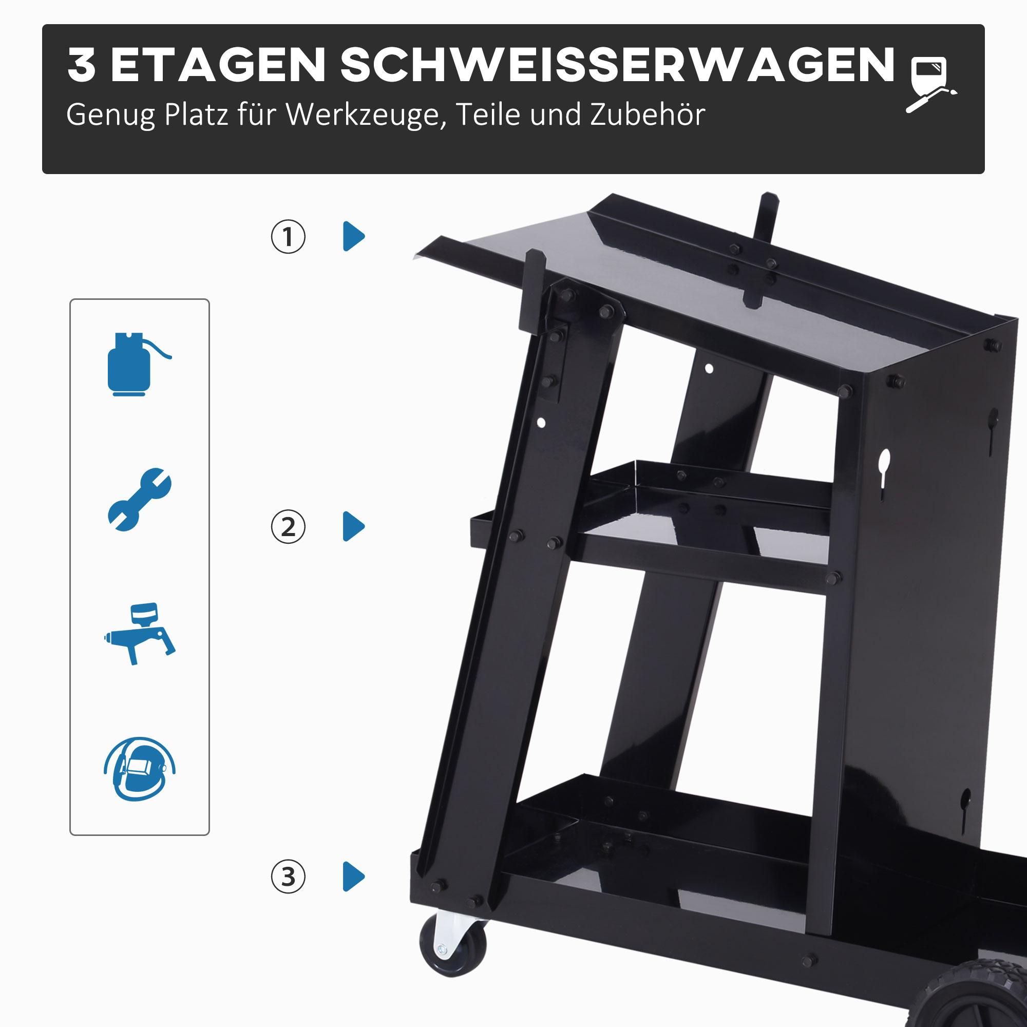 Schweißmobil mit Etagen