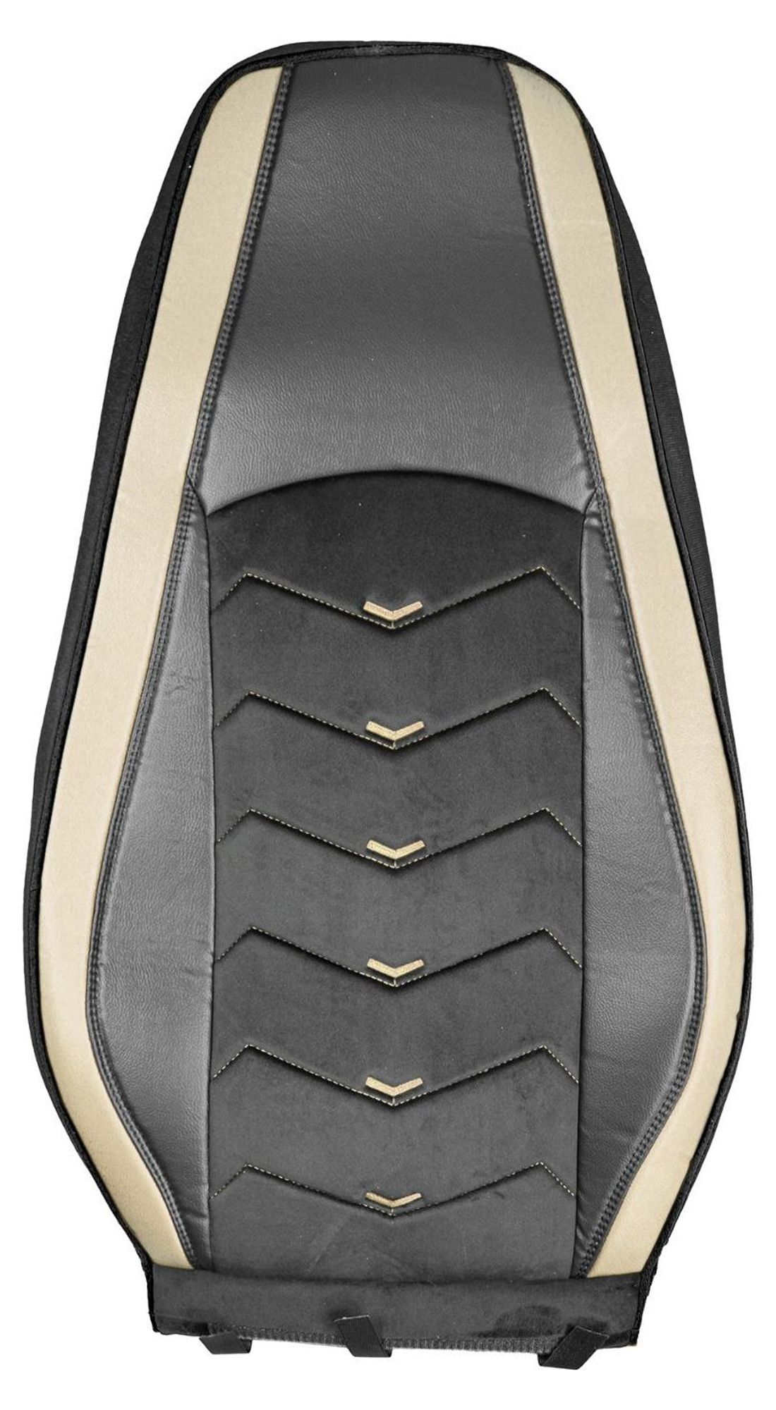 LKW Sitzbezüge Für Scania R Sitzauflagen Schonbe Leder + Alcantara ab 2006-Beige
