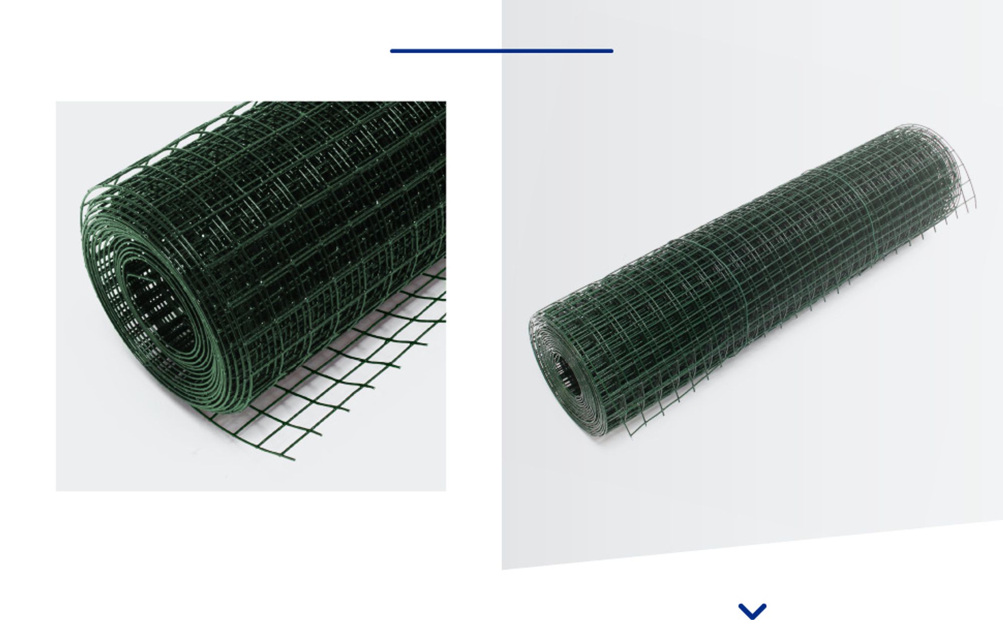 Wiltec Maschendrahtzaun Grün 1x10 m 100 cm Höhe 0,9 mm Stärke 12x12 mm Maschengröße, Volierendraht 4-Eck aus Stahl verzinkt, Drahtgitter, Vogeldraht