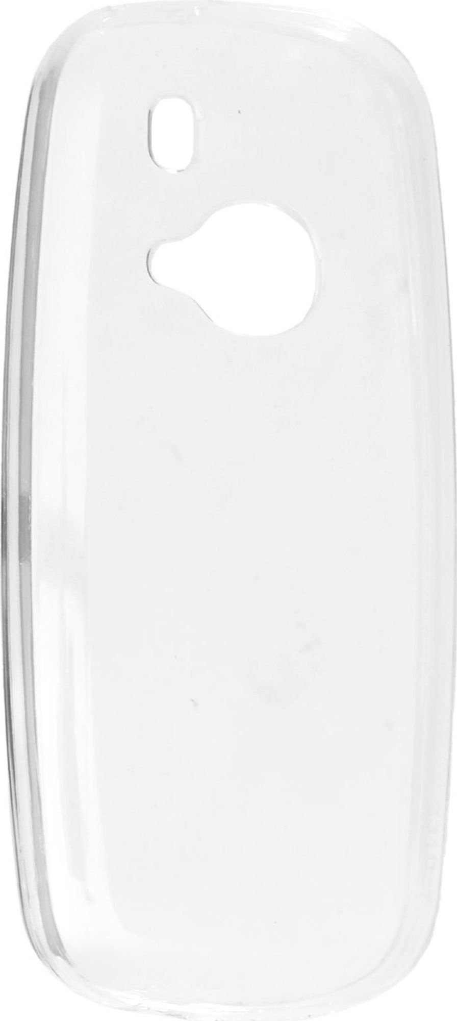caseroxx Schutz-Hülle TPU-Hülle kompatibel mit Nokia 3310 2G (2017), Gummi Handy Tasche weiß-transparent Bild 3
