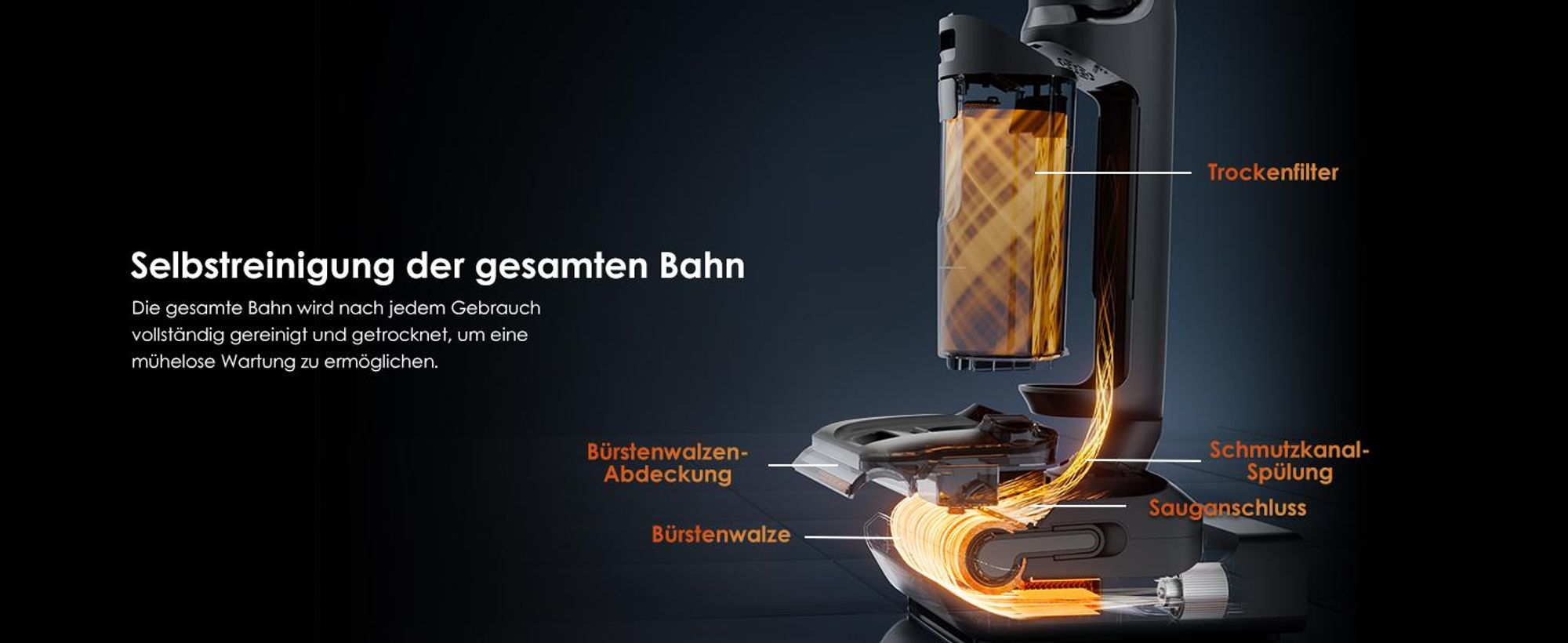 Tineco FLOOR ONE Switch S7 Stretch 5-in-1 Nass-Trockensauger & Akkusauger Set, FlashDry, Anti-Tangle, 50 Min. Laufzeit Multifunktionaler Bodenreiniger