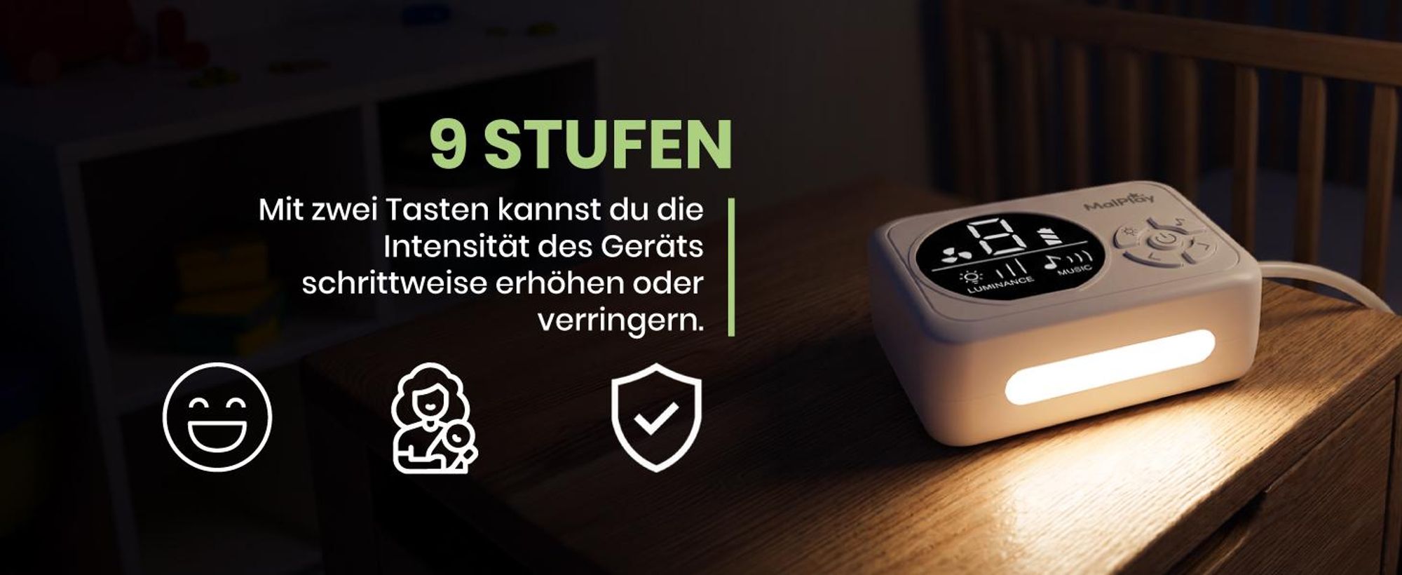 Elektrischer Nasensauger für Babys & Kinder 9 Saugstufen 70 kPa 3 Silikonaufsätze