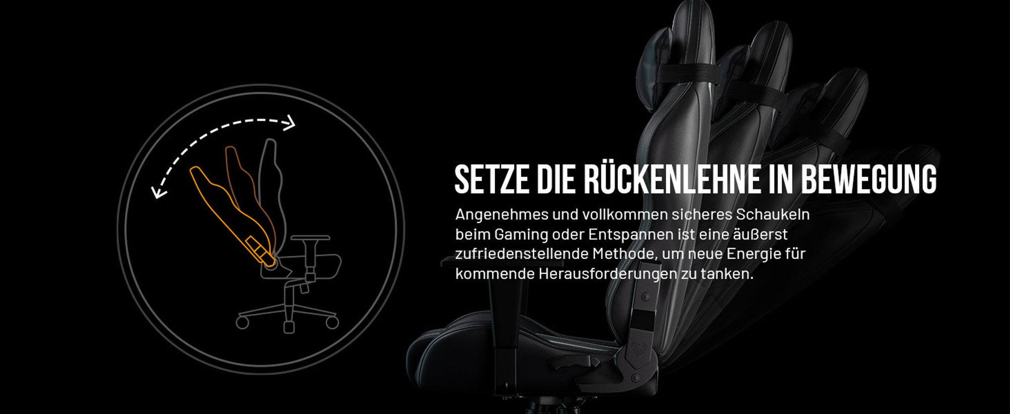 Diablo X-One 2.0 Gaming Stuhl Bürostuhl Schreibtischstuhl Verstellbare Armlehnen Ergonomisch Nacken/-Lendenkissen Farbe: Schwarz-Weiß, Größe King