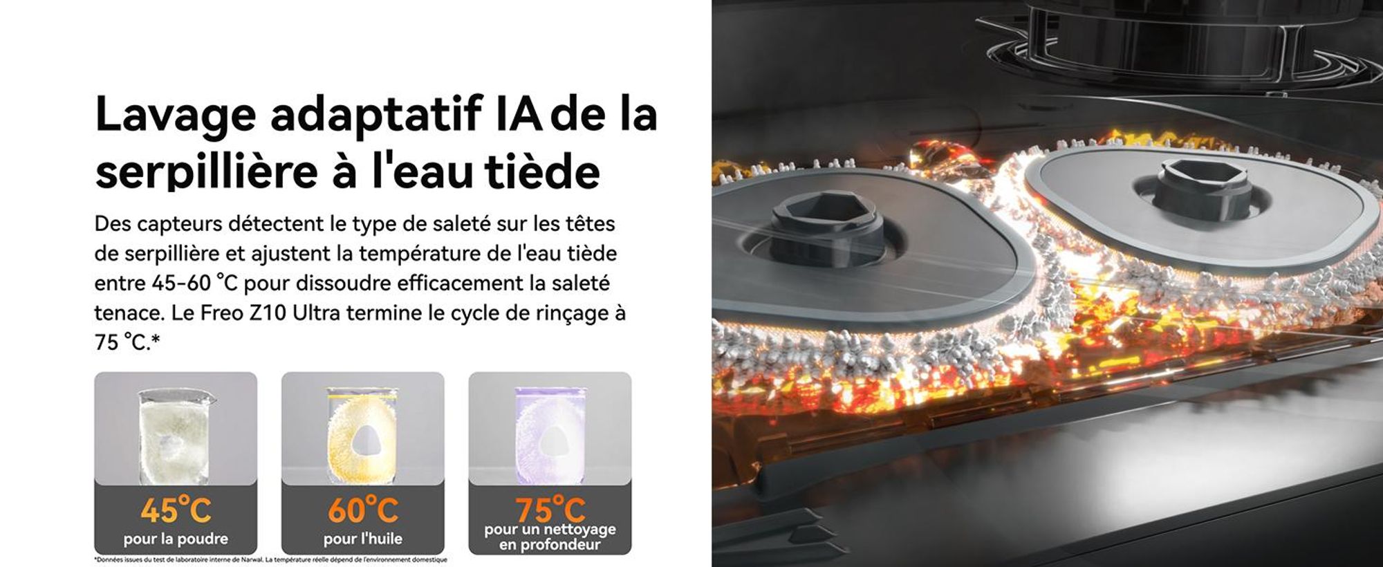 NARWAL Freo Z10 Ultra Sans sac Gris
