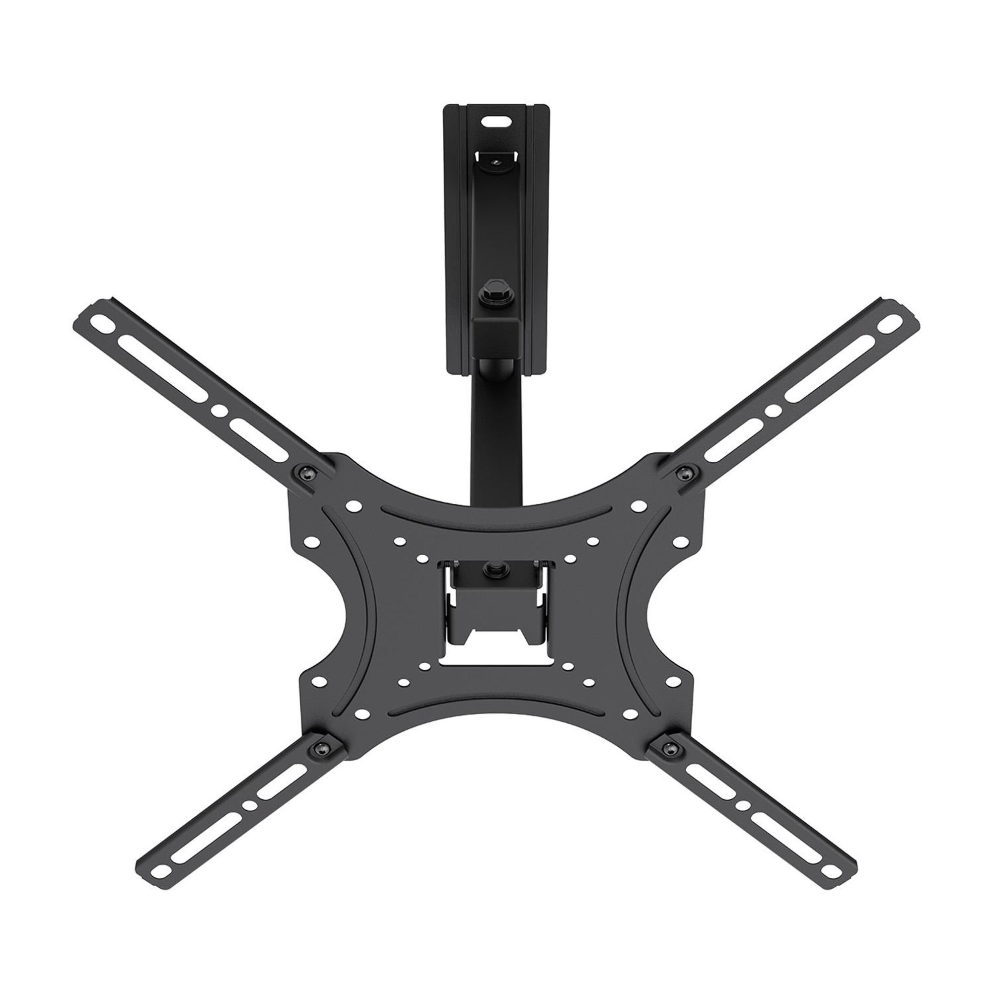 Maclean TV-Halterung/Aufhängung max. VESA 400x400 32–55" bis zu 25 kg schwarz Neigungsverstellung 0°–-15° und Schwenkverstellung +90°–-90° MC-19